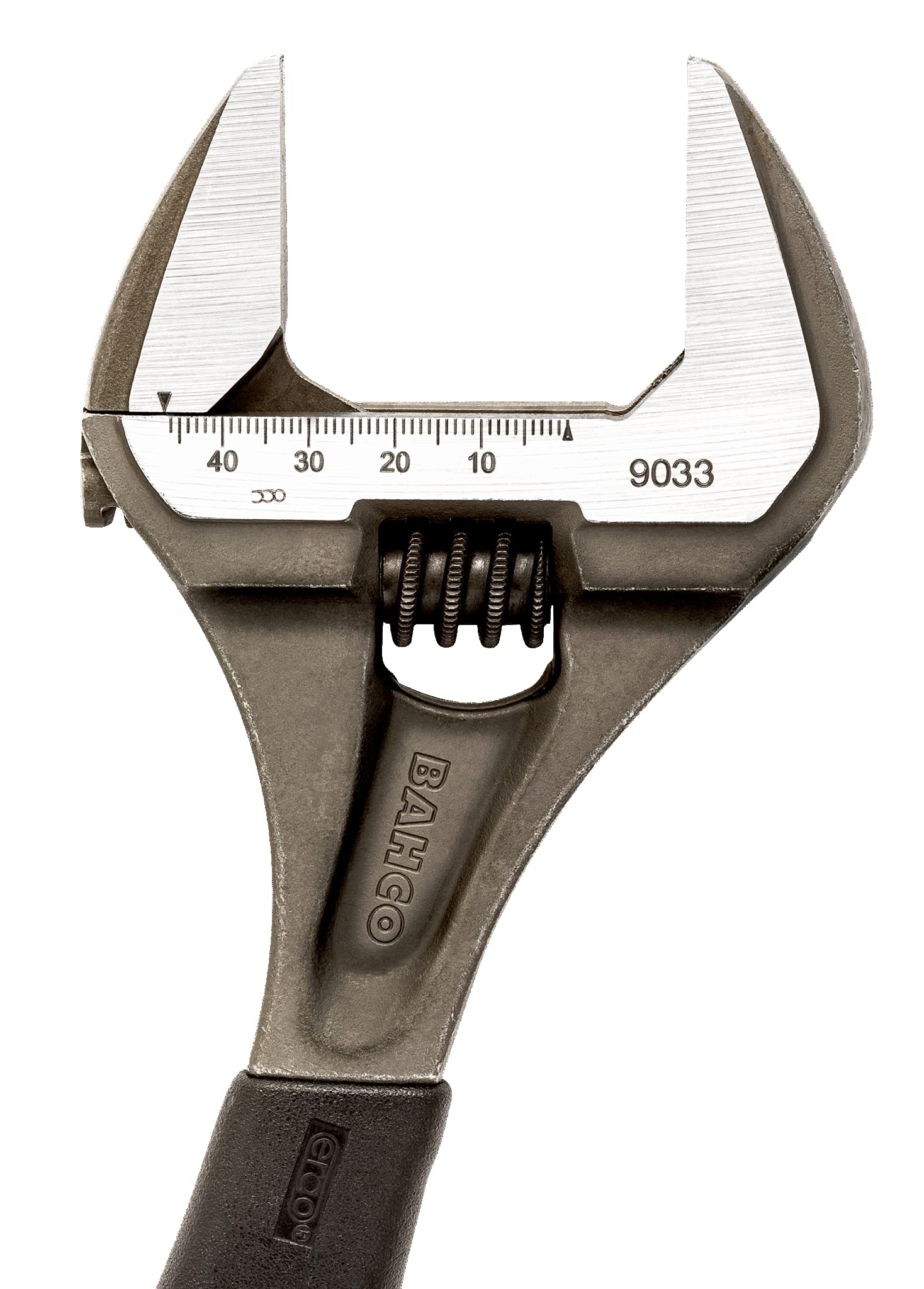 Bahco 9033 R Us Ergo X-Wide Adjustable Wrench, 10-Inch, Black