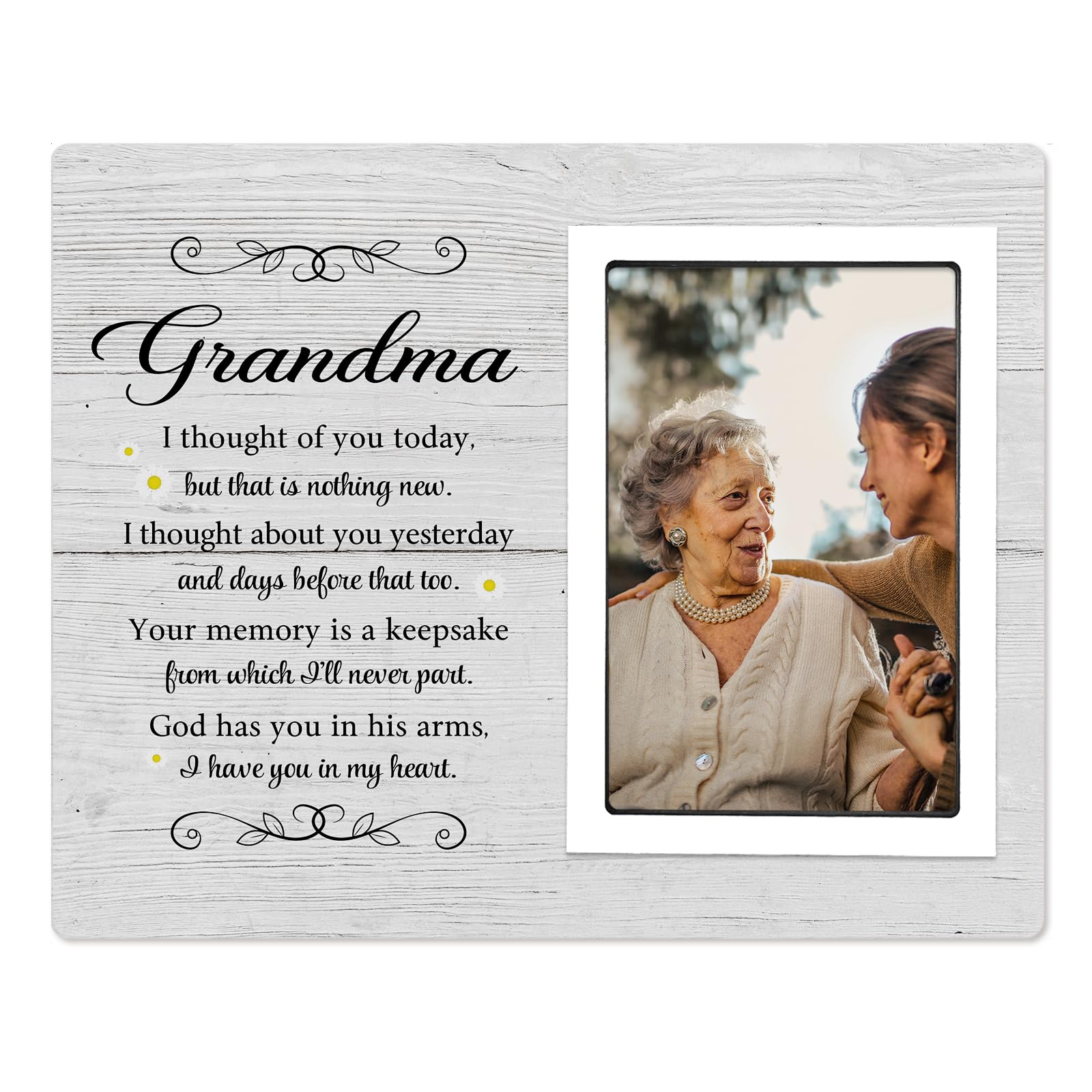 Grandma Memorial Picture Frames, Memorial Gifts for Loss of Grandma, Sympathy Gifts for Loss of Grandma, Bereavement Gifts for L