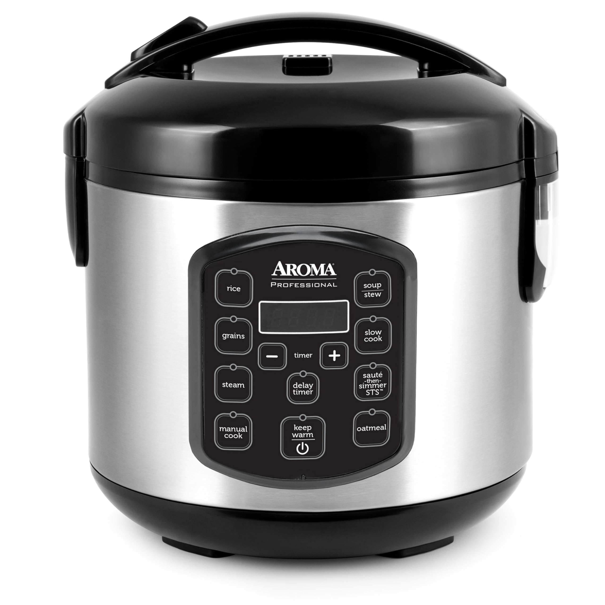 AROMA Professional 8-Cup (Cooked) / 2Qt. Digital Rice & Grain Multicooker, ARC-984SBD