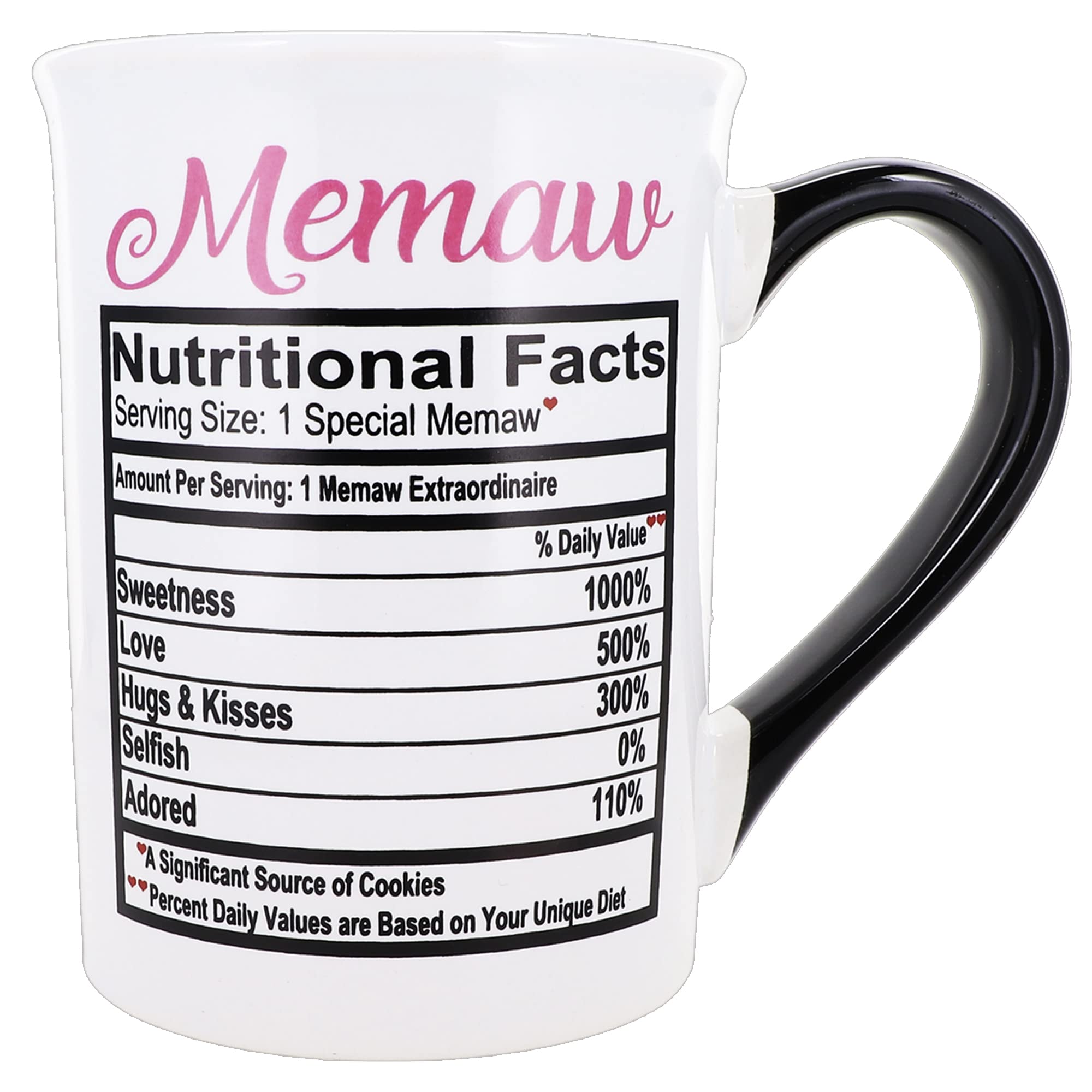 Cottage Creek Memaw Mug, 16Oz. Large Ceramic Memaw Coffee Mug, Memaw Gifts