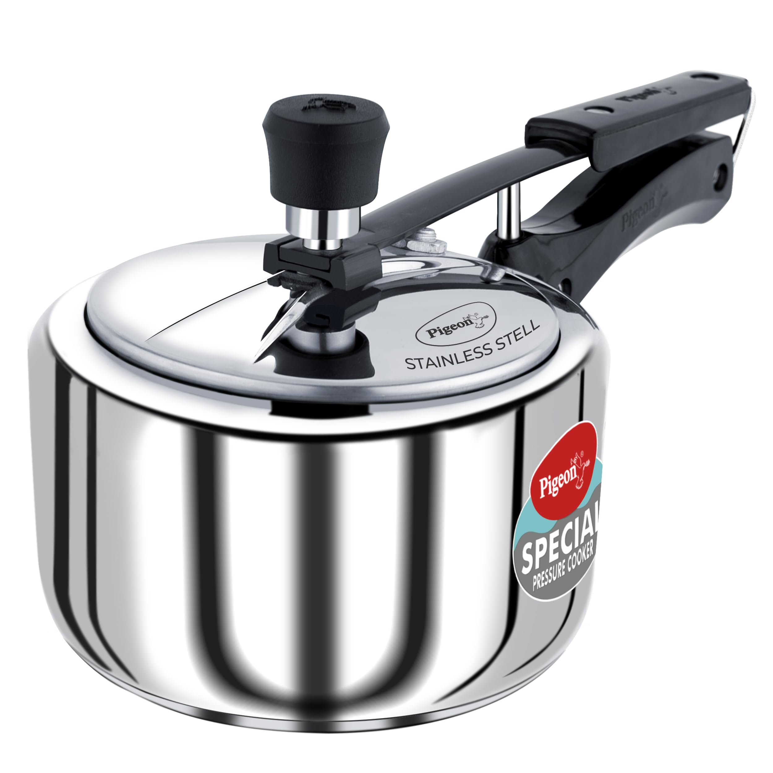 Pigeon By Stovekraft 2 Litre Special Stainless Steel Inner Lid Induction Base Pressure Cooker (Silver) Bis Certified