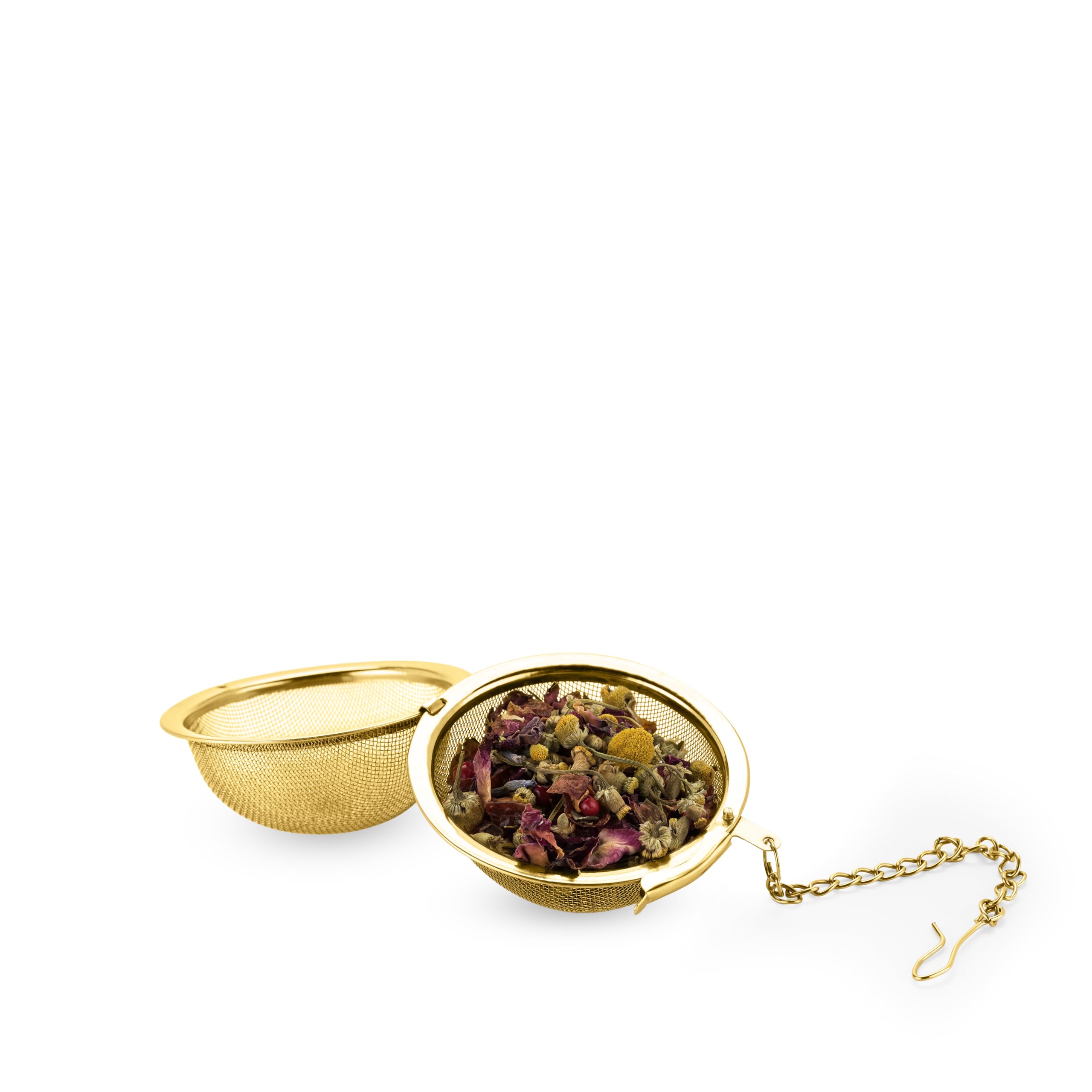 Small Tea Infuser Ball In Gold By Pinky Up