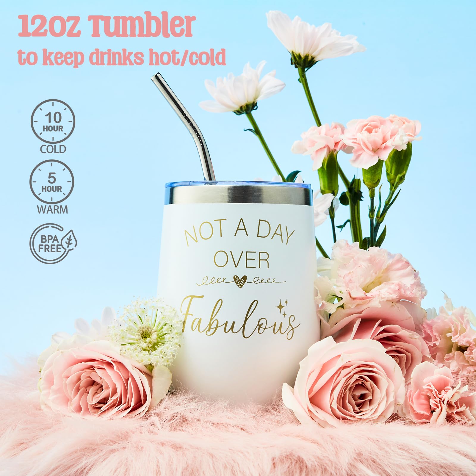 UNBOXMENT Self Care Gifts for Women, Unique Birthday Gifts for Mom, Relaxing Spa Gifts for Women, Thinking of You Pink Gift Bask