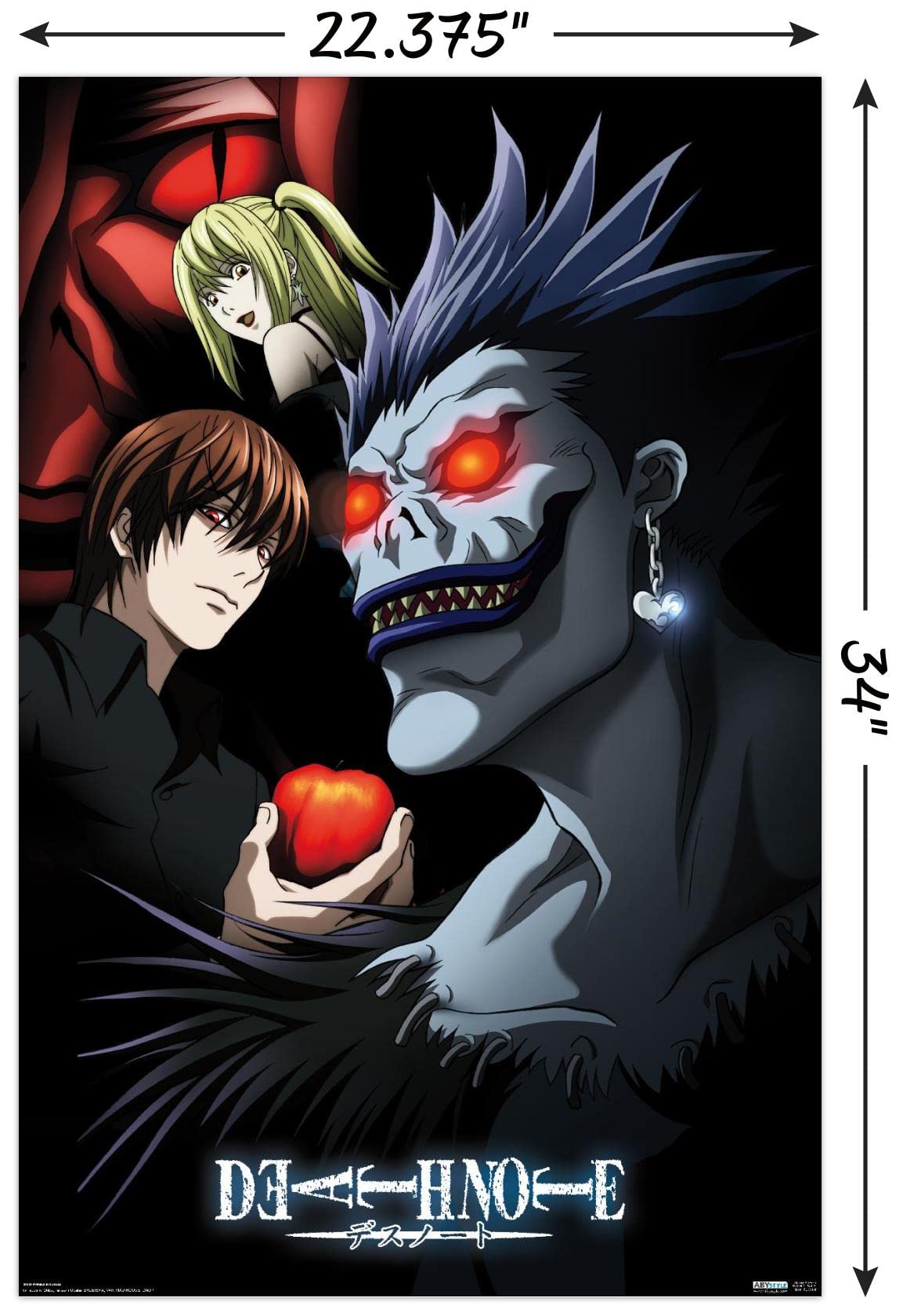 Trends International Death Note - Group Wall Poster, 22.375'' X 34'', Unframed Version
