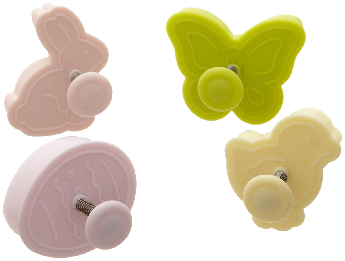 Ateco Easter Themed Plunger Cutters Baking Supply, 5 By 5 By 2-1/4-Inch, Cognac