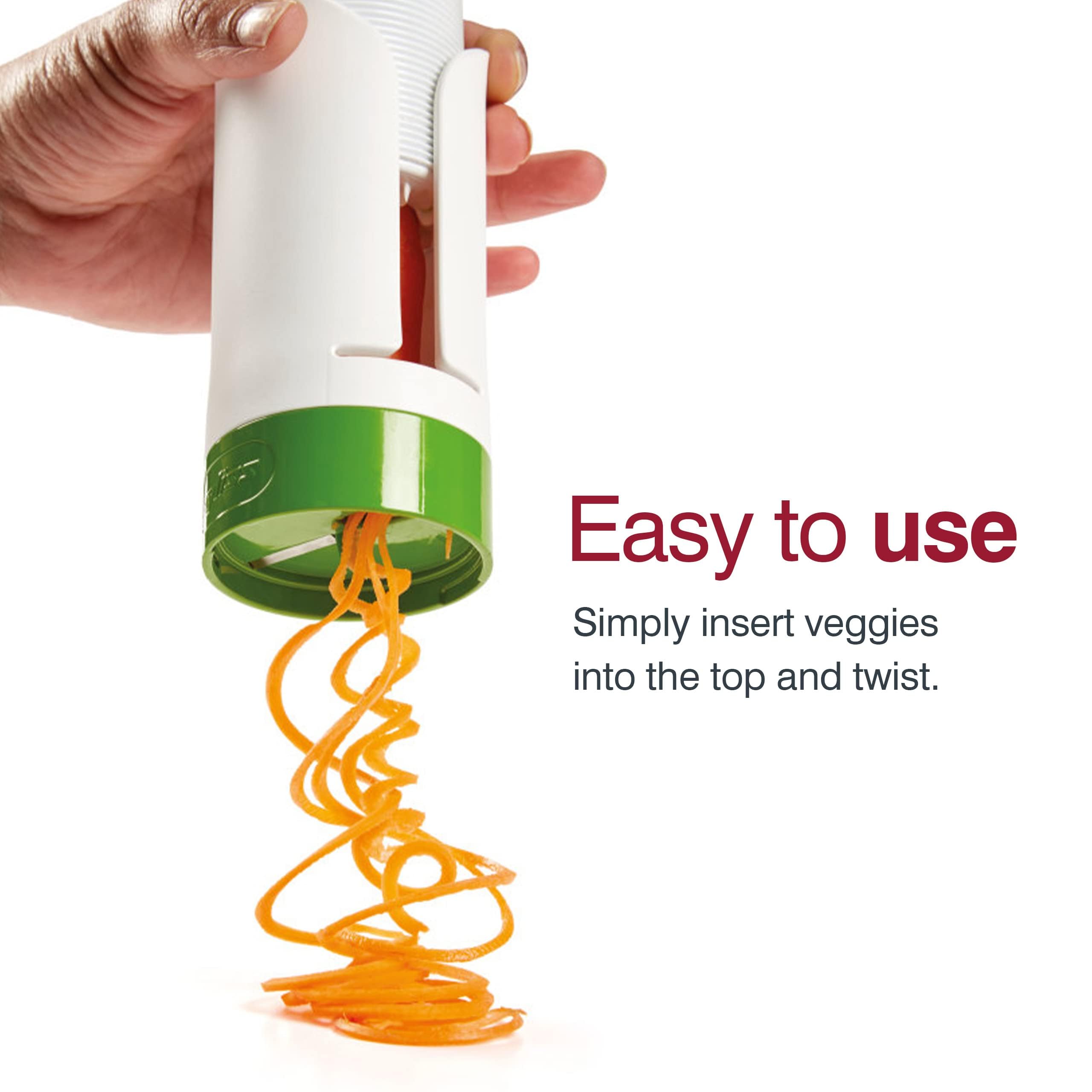 Zyliss Spiralizer - Vegetable Spiralizer & Slicer - Kitchen Tool & Gadget For Cooking - Manual Vegetable Slicer - Dishwasher Saf