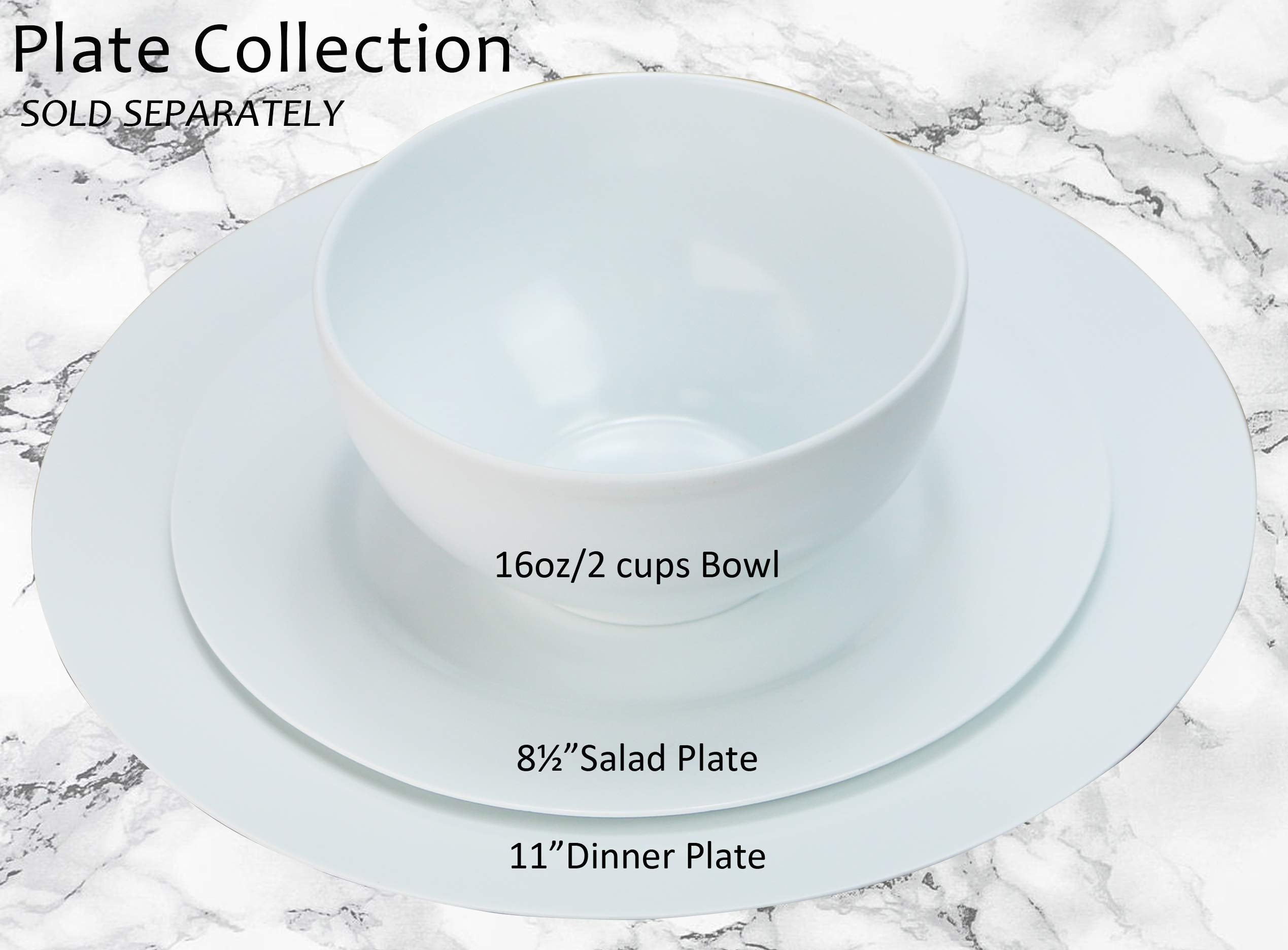 Calypso Basics By Reston Lloyd Melamine Bowl, Set Of 6, White