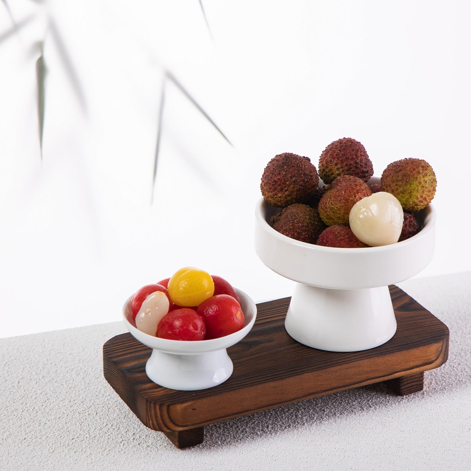 Wood Risers For Decor Display, Bathroom Counter Sink Decor, Dish Soap Tray Wood Tray For Kitchen Counter, Small Wooden Soap Stan