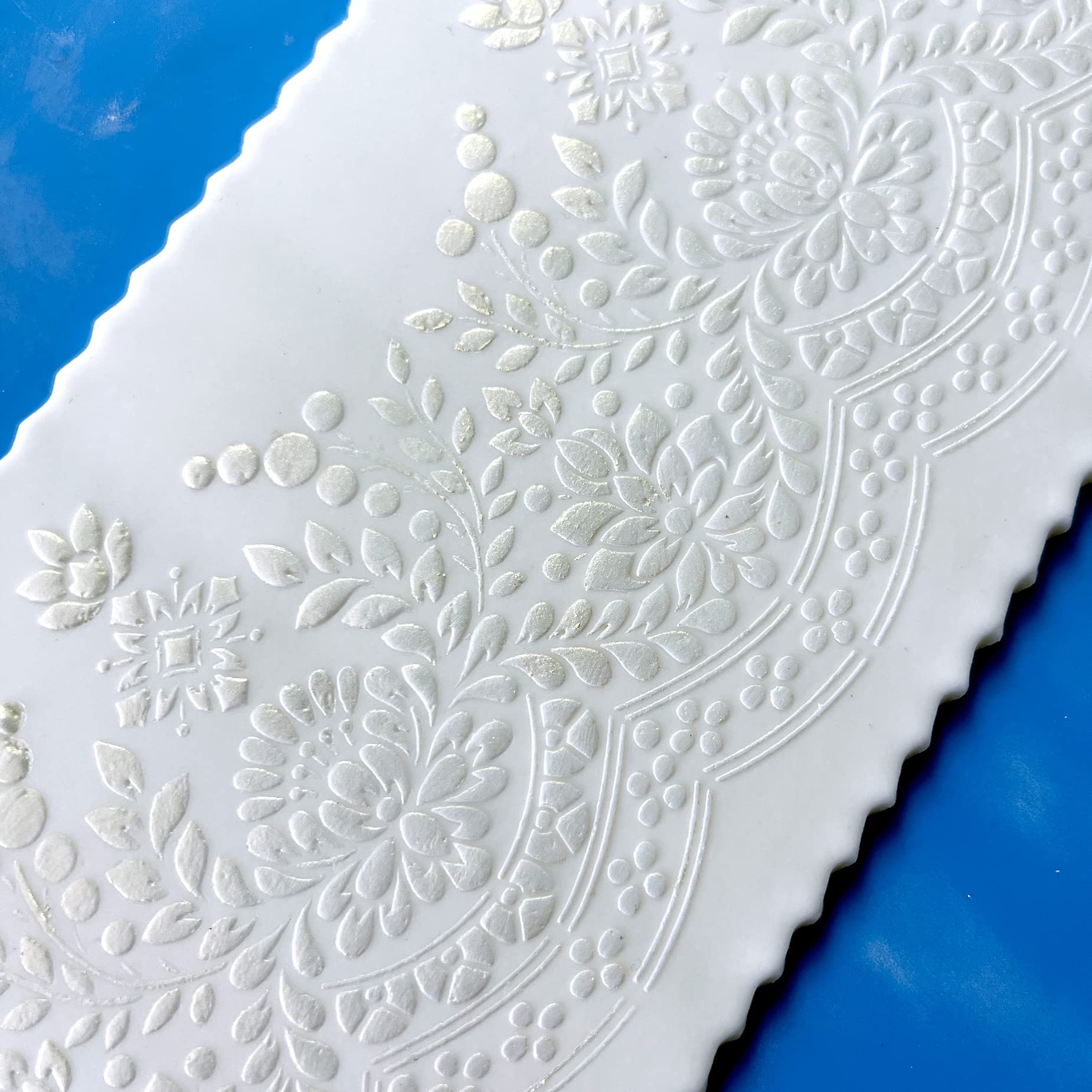 Antique Lace Cake Side Stencil Sku# C1075 By Designer Stencils