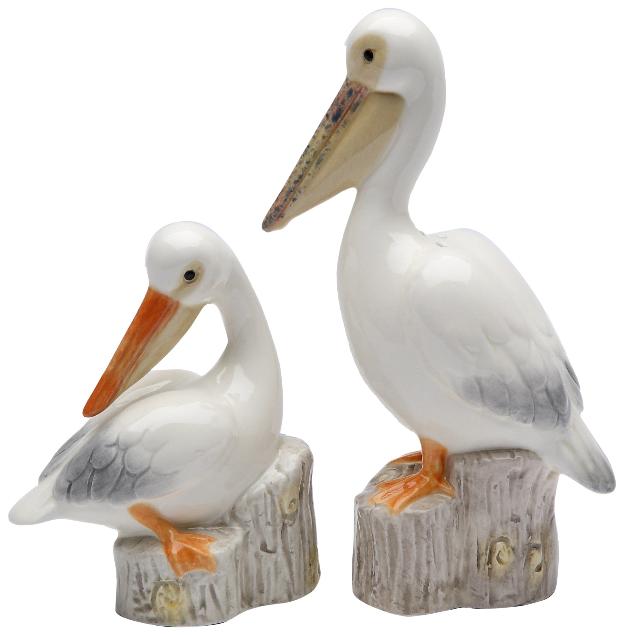 Stealstreet Ss-Cg-20737, 4.75 Inch Painted White Pelican Pair Salt And Pepper Shaker Set