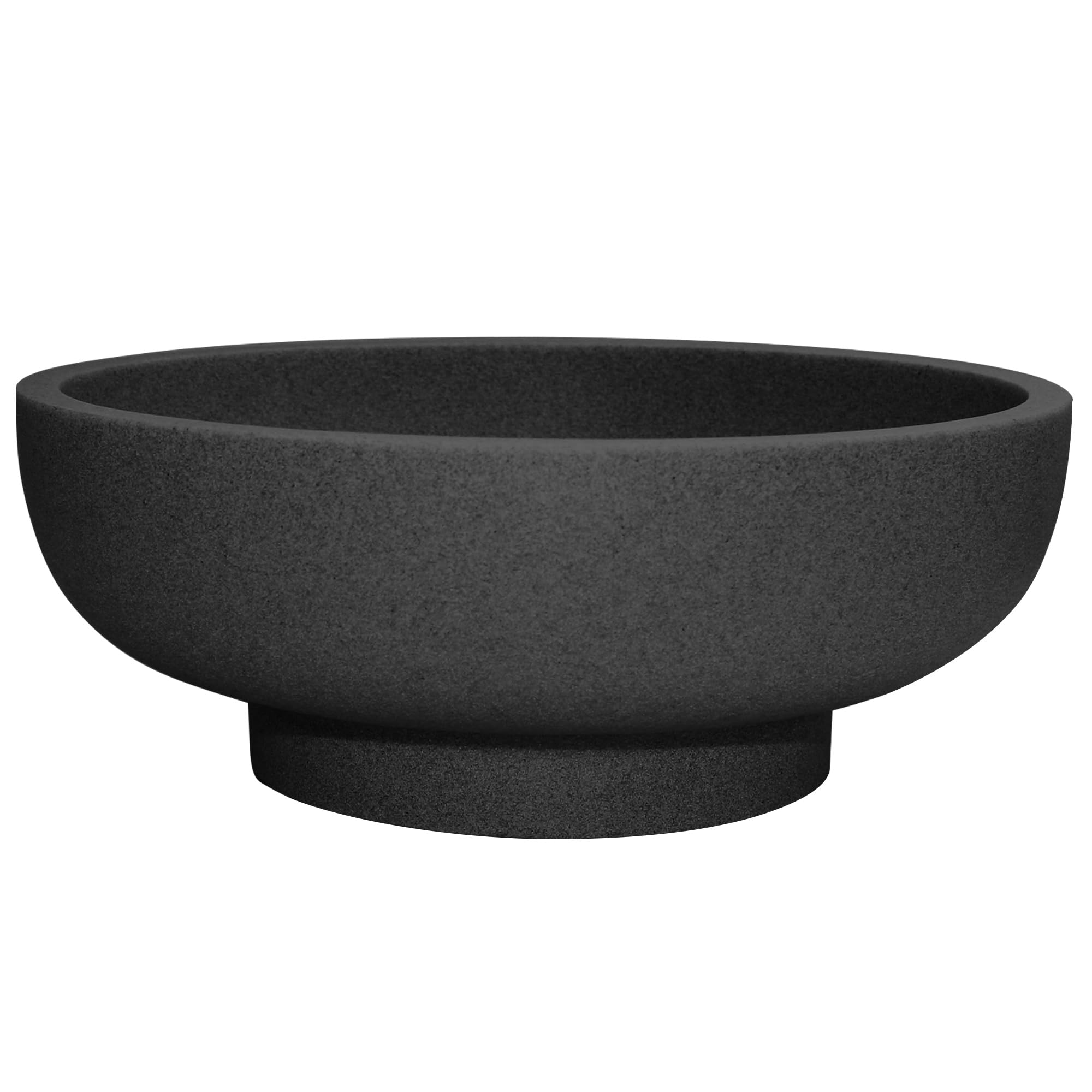 LIN CHUAN Large Decorative Bowl, Fruit Bowl for Kitchen Counter, Modern Resin Bowl for Home Decor, Key Holder for Entry Table, S