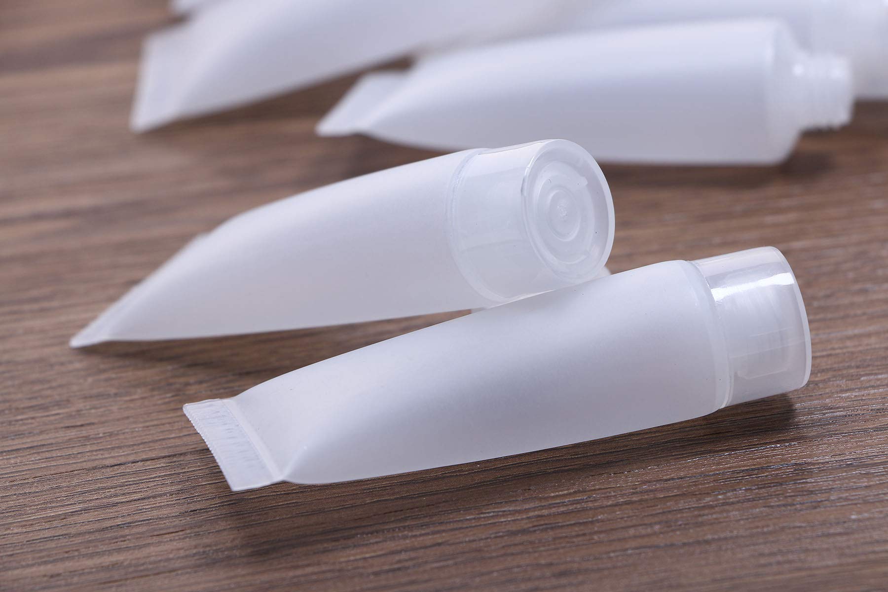 Shapenty 10Ml Clear Plastic Empty Tubes Refillable Facial Cleanser Hand Cream Cosmetic Lotion Containers Soft Makeup Sample Hold