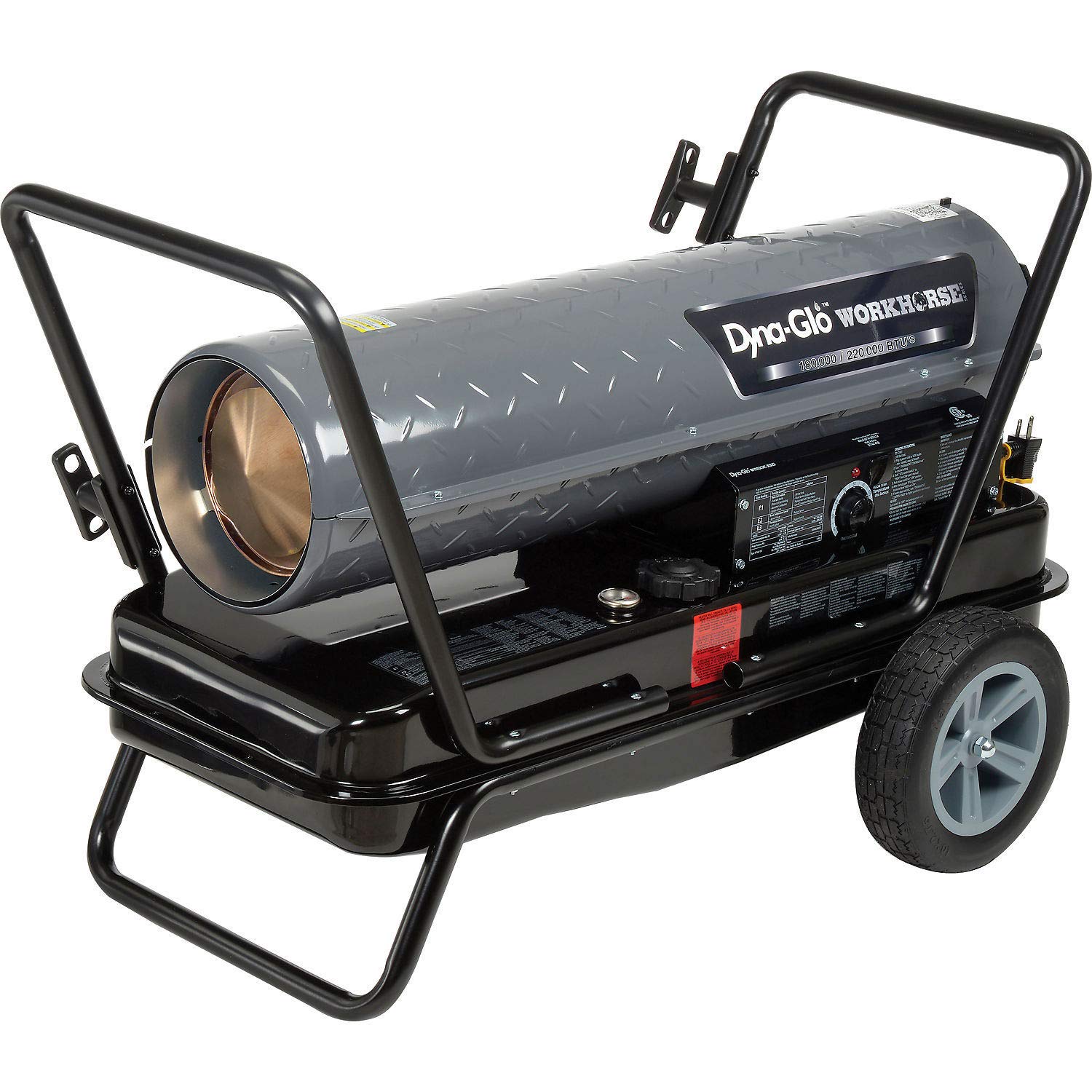 Dyna-Glo Workhorse Kfa220Wh, 180K Or 220K Btu Kerosene Forced Air Heater