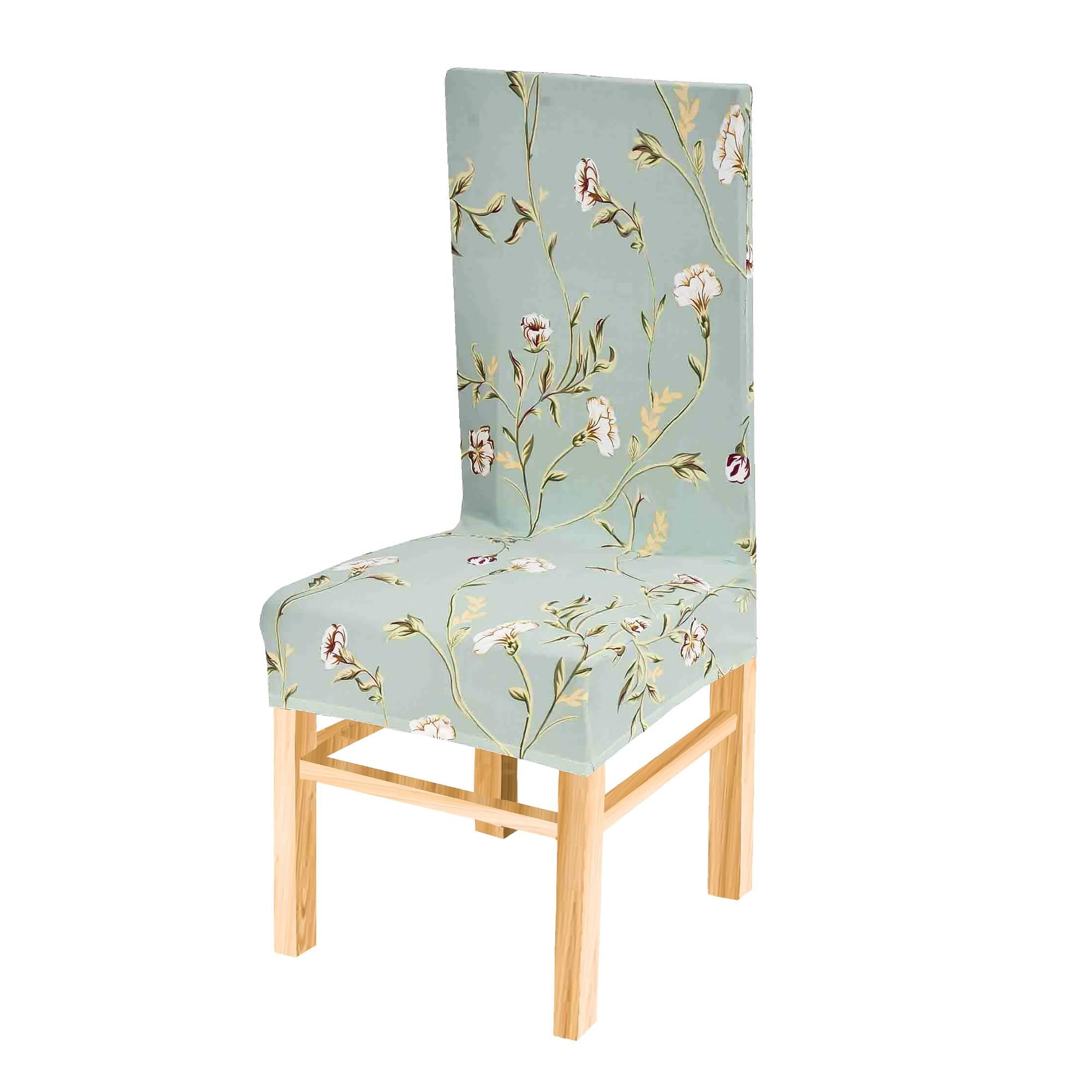 Yellow Weaves Elastic Stretchable Dining Chair Cover, Removable Washable Elastic Floral Printed Dining Chair Covers (1 Piece, Pa