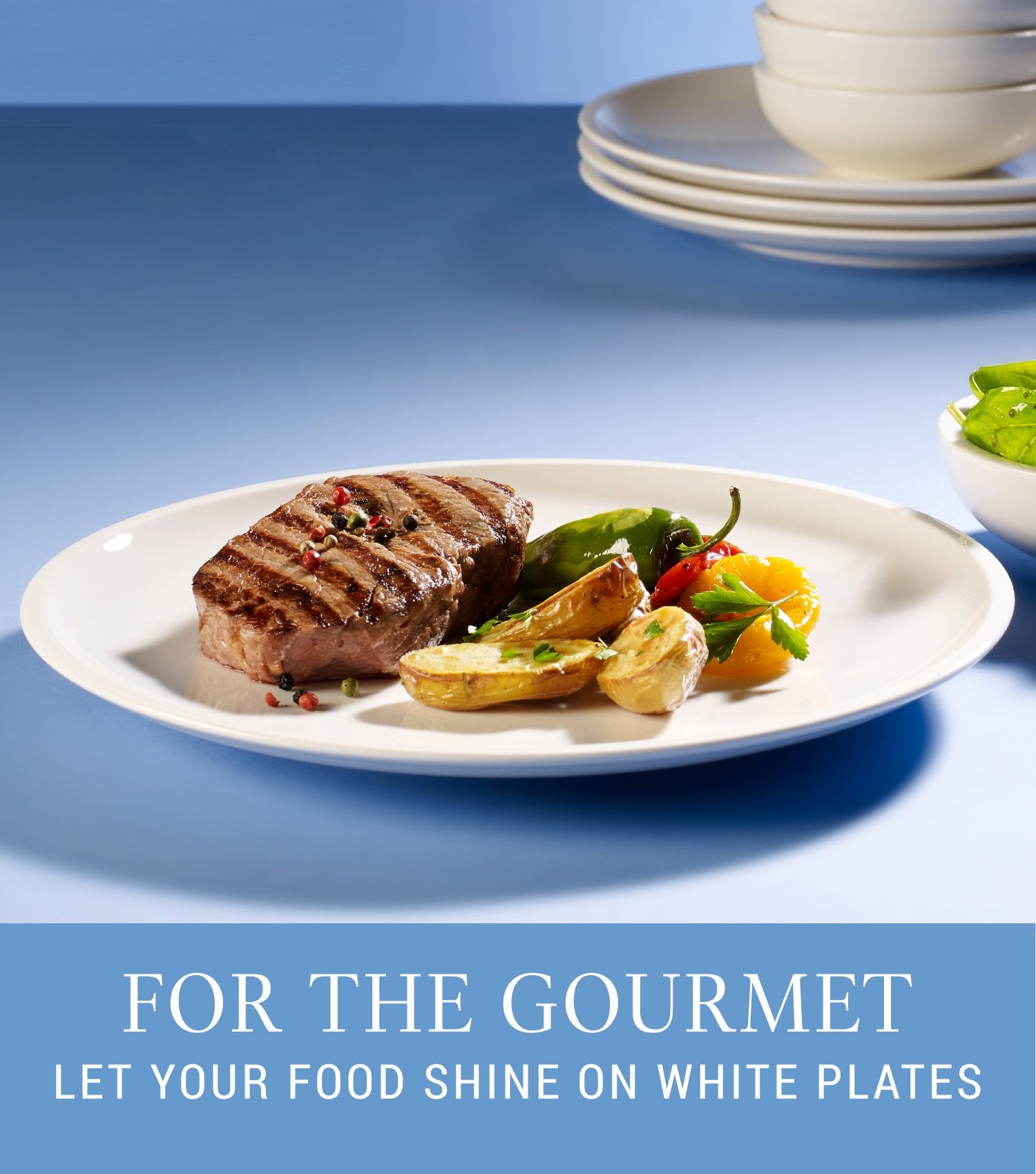 Artesano Dinner Plate Set Of 6 By Villeroy & Boch - Premium Vitrified White Porcelain - Made In Germany - Perfect For Rustic Din