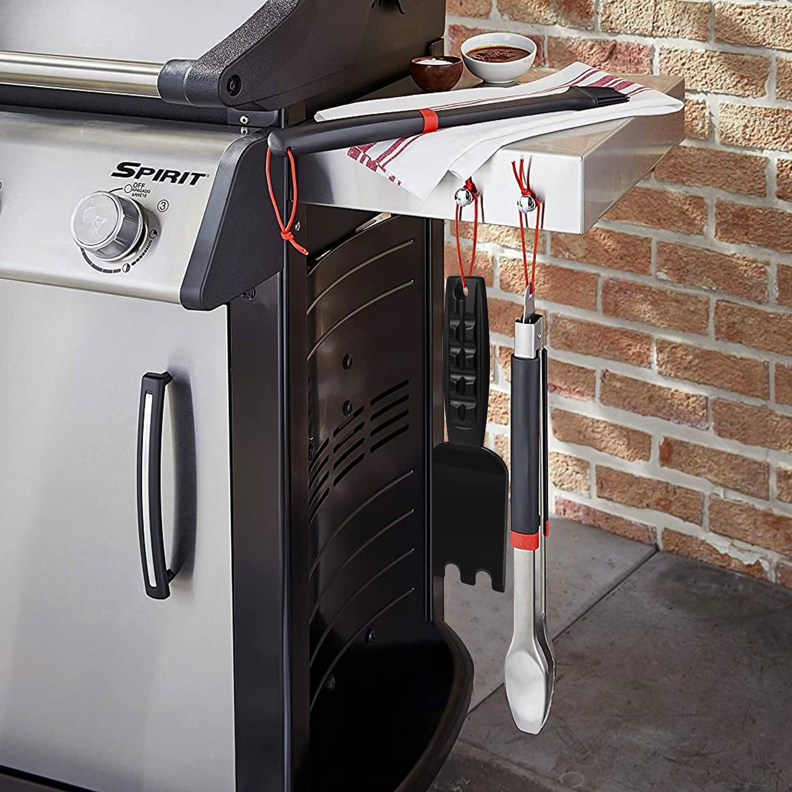 Xyk 2 Pack Grill Spatula Scraper For George Foreman Indoor Grills And Other Indoor Grills With Grooves, Heat Resistant Cleaner T