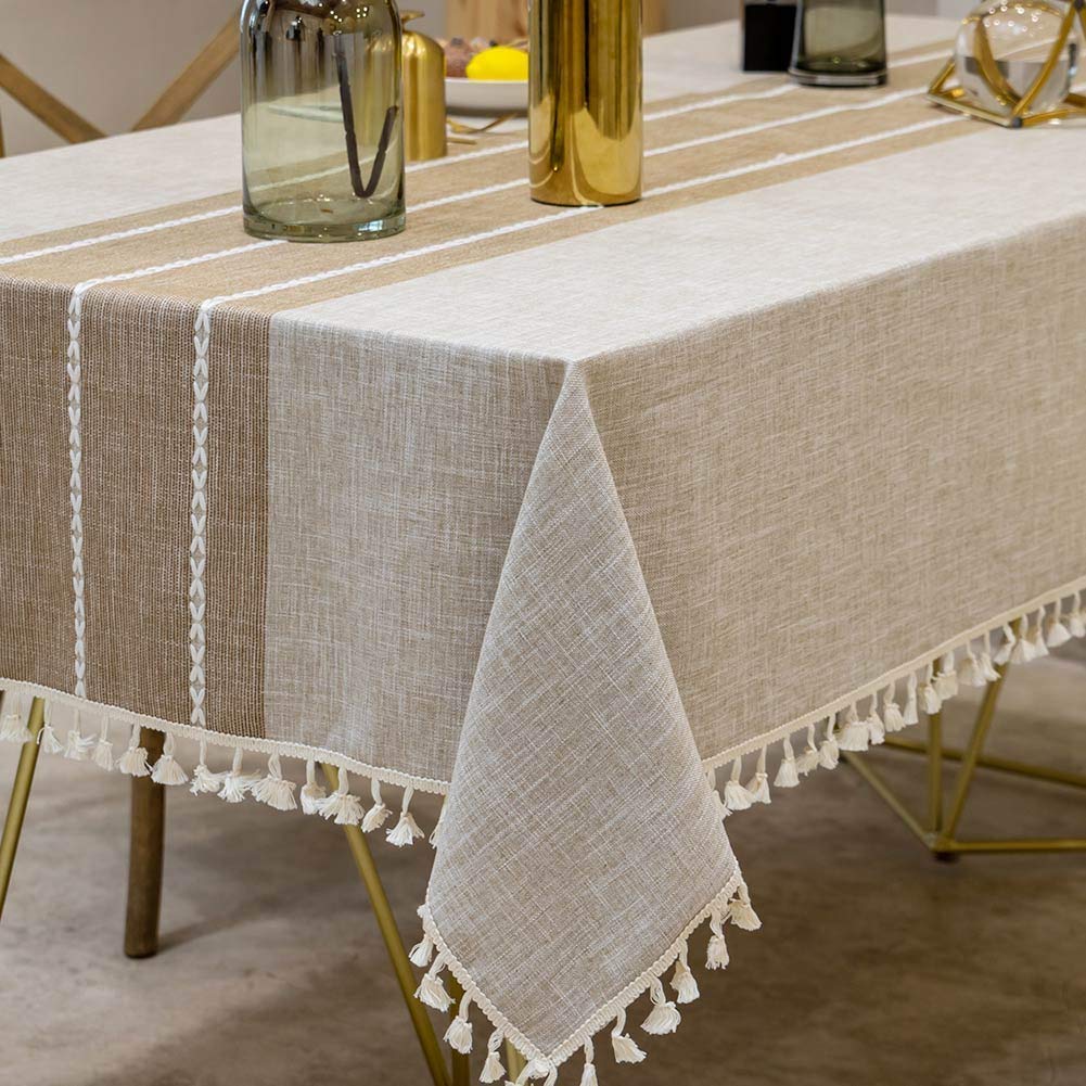 Deep Dream Tablecloths, Waterproof Table Cloth, Linens Wrinkle Free Anti-Fading, Rustic Table Cover Decoration For Kitchen Dinni