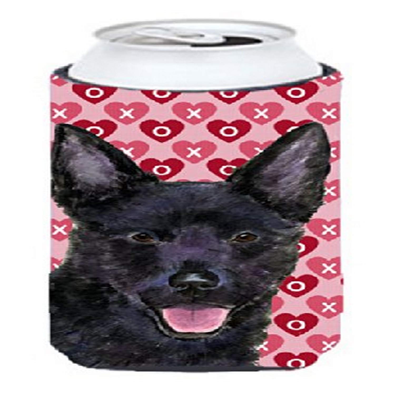 Caroline'S Treasures Ss4498Tbc Australian Kelpie Hearts Love Valentine'S Day Tall Boy Hugger Can Cooler Sleeve Hugger Machine Wa