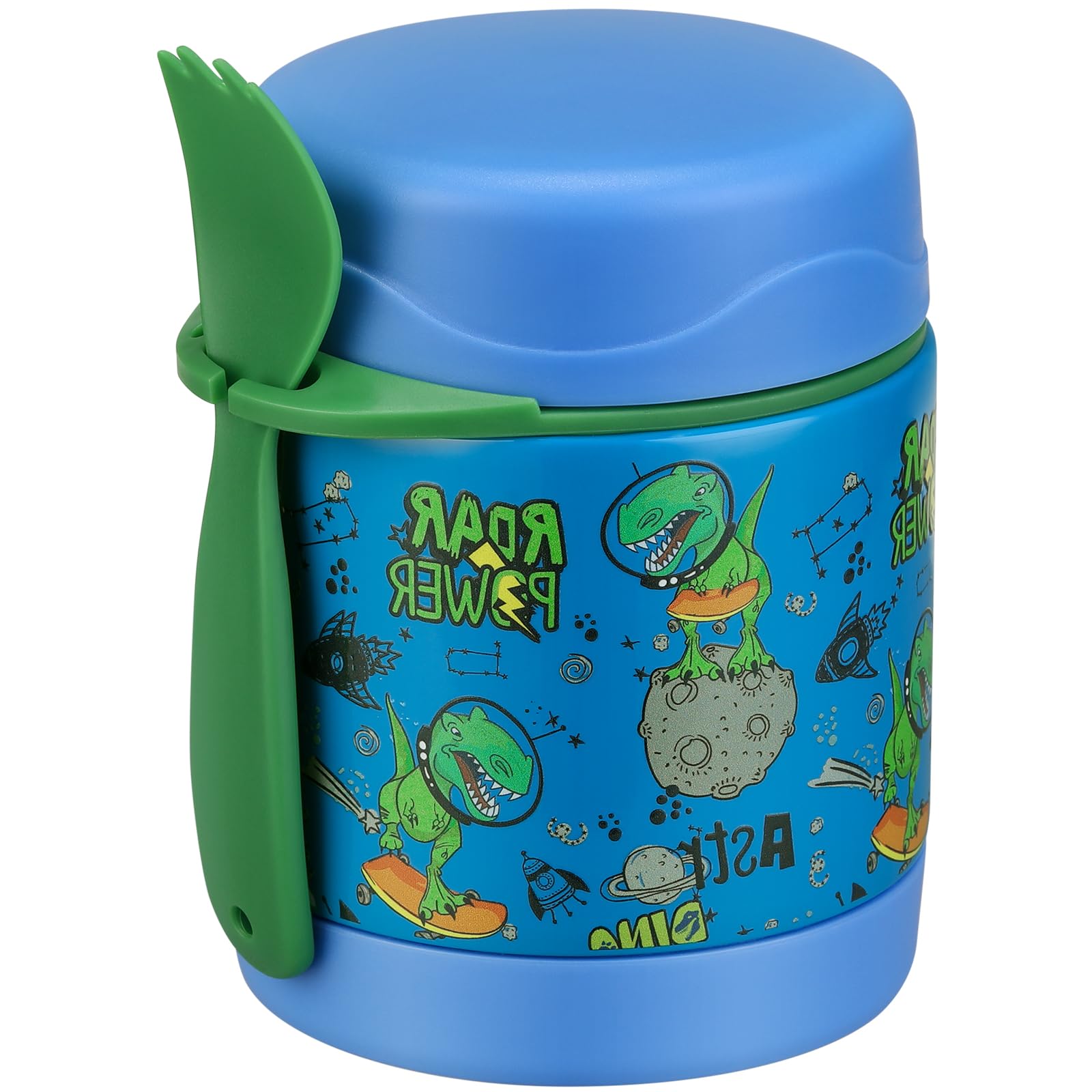 Howeemo 10oz Soup Thermo for Hot Food Kids,Lunch Thermo Kids Food Jar with Spoon Hot Insulated Food Containers,Leak Proof Stainl