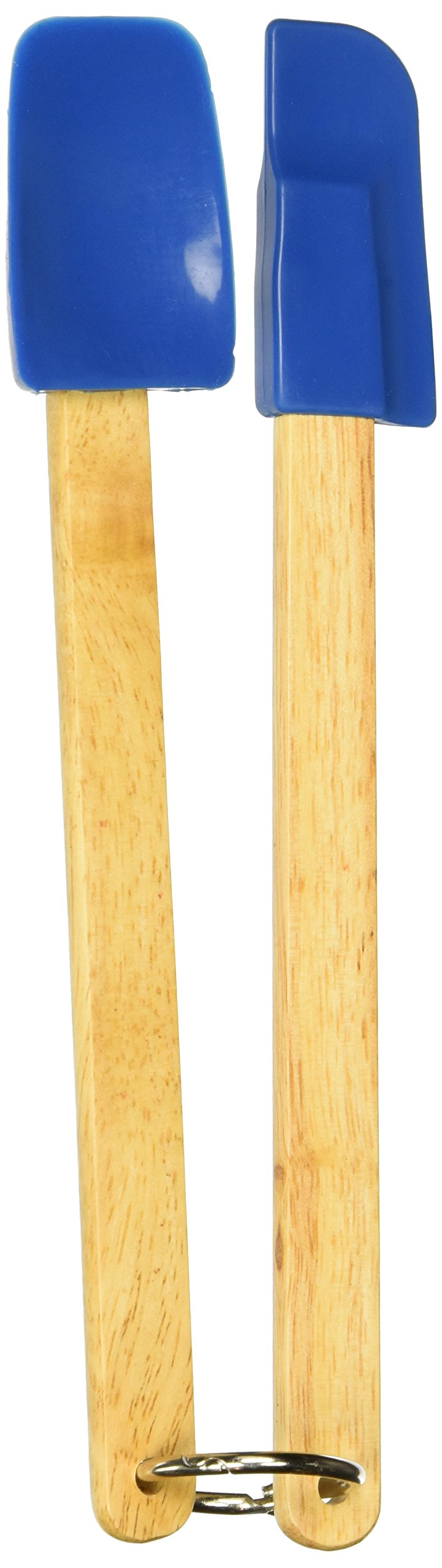 Norpro 2-Piece Mini Spatula Set, Blue, 8'' X 1.25'' X 1.5''
