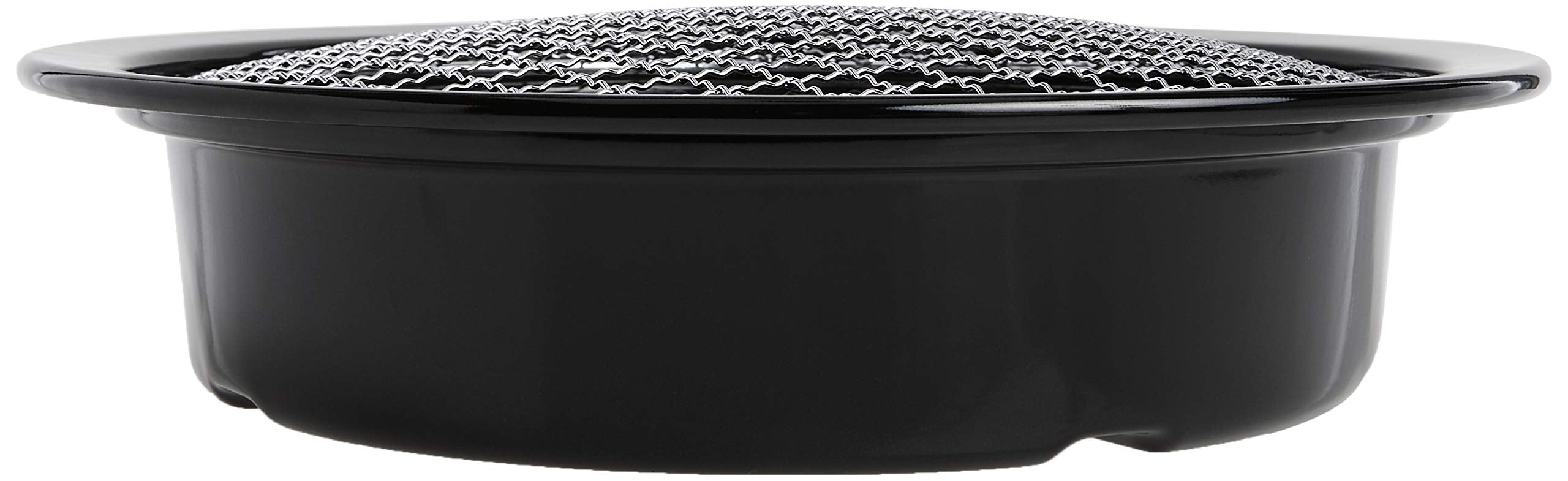 Iwatani Korean Cookware Aburi Stove Top Grill Pan, Black, (Cb-P-Am3)