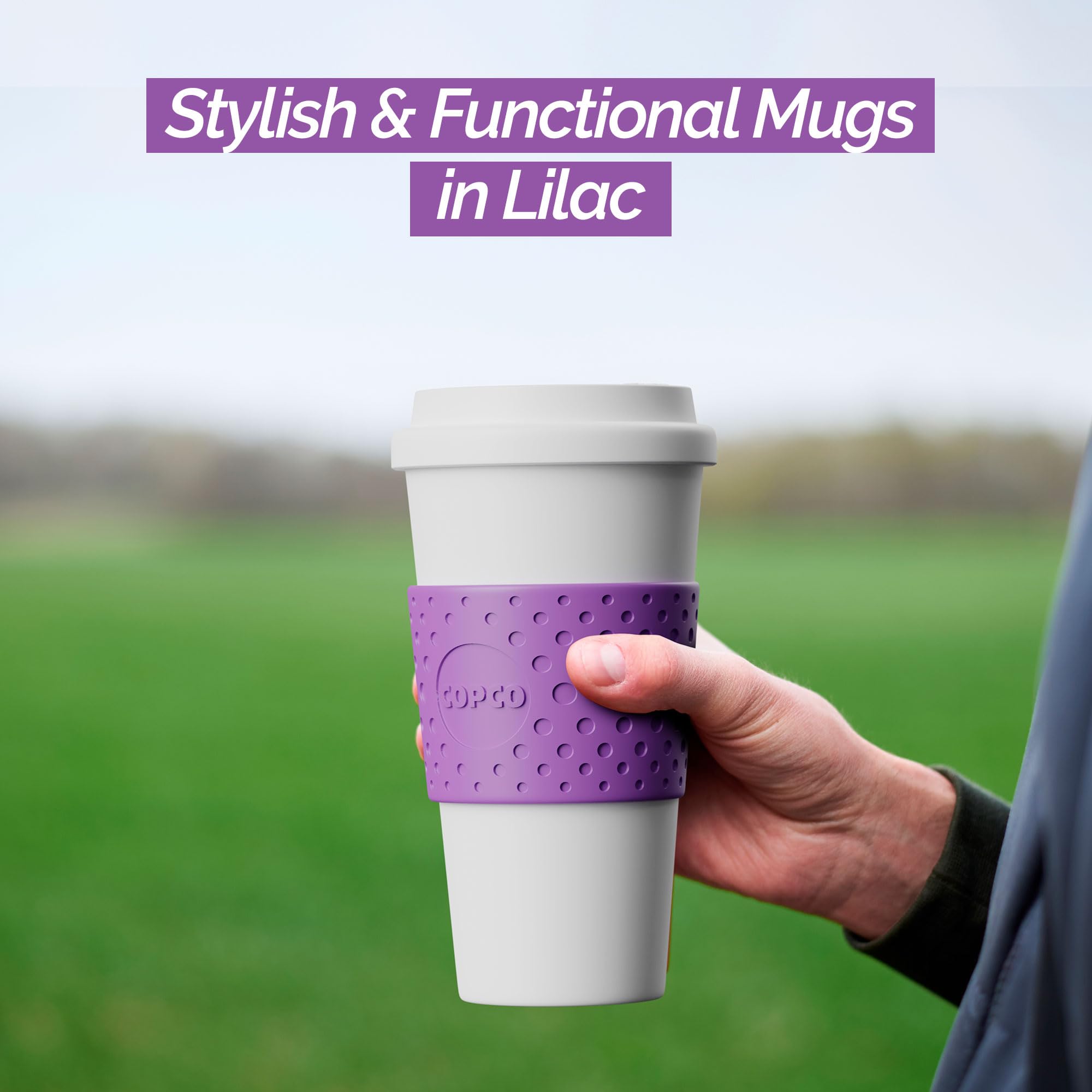 Copco Acadia Travel Mug, 16-Ounce, Lilac