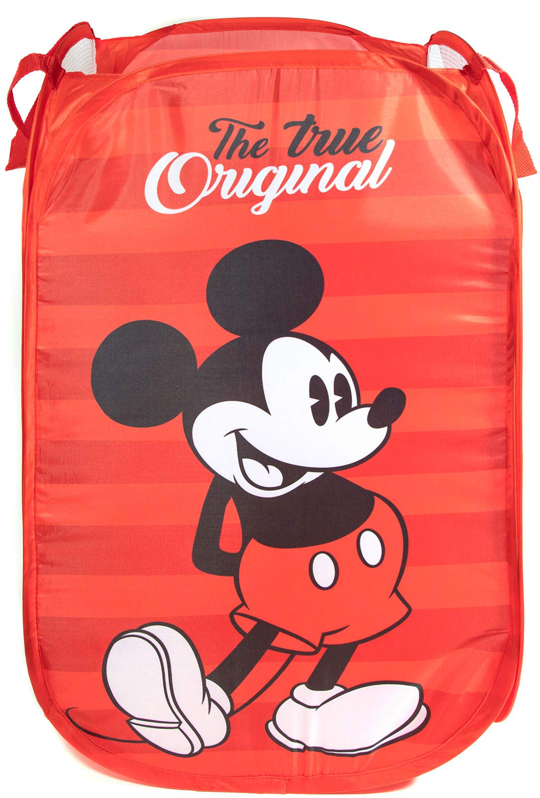 Jay Franco Disney Mickey Mouse Pop Up Hamper - Mesh Laundry Basket/Bag With Durable Handles (Official Disney Product)