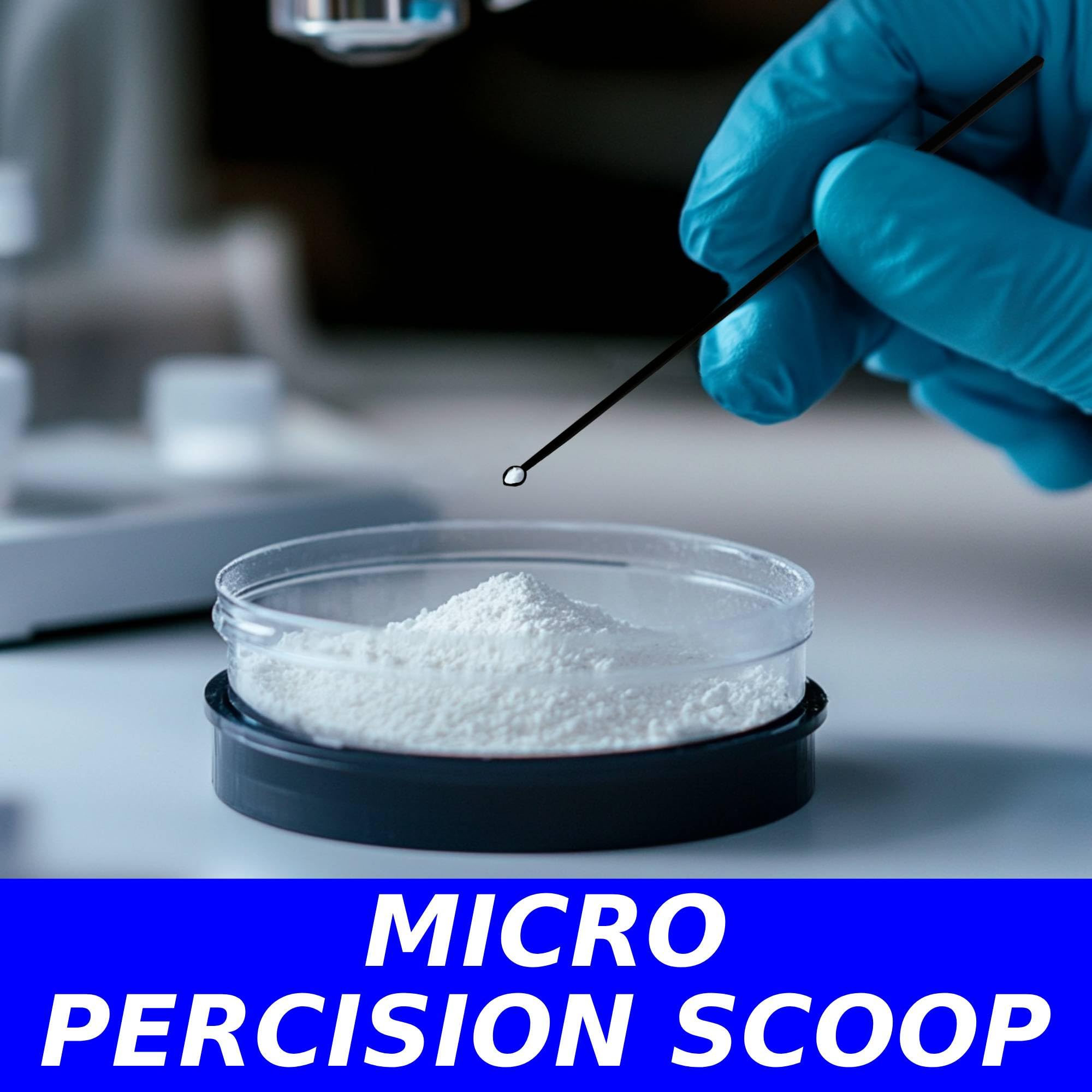 Micro Scoops 5Mg To 10Mg Scoop Plastic Milligram Measuring Spoons, 0.006 Ml Capacity Micro Scoop, Bpa-Free, Static-Free, Long Ha