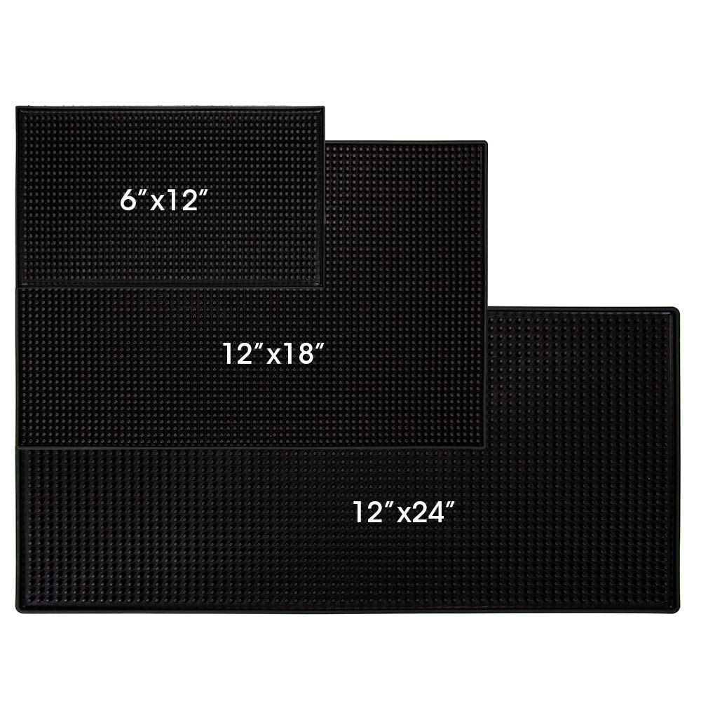 3Pcs Bar Mat - Nonslip Coffee Bar Mat, Flexible Bar Mats For Countertop, Barber Mats For Clippers Bar Mat For Home Bar Restauran