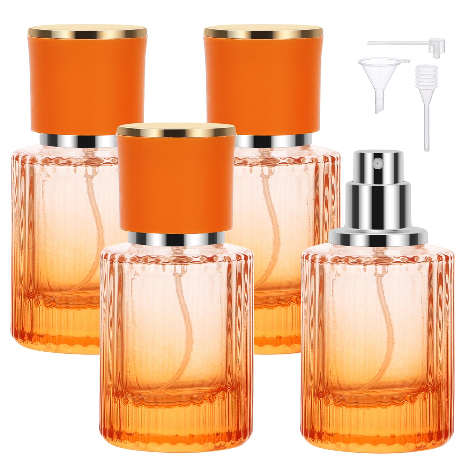 Segbeauty 1Oz Perfume Spray Bottle, 30Ml Glass Refillable Travel Bottles, 4Pcs Empty Atomizer Spray Bottle Cologne Atomizer For