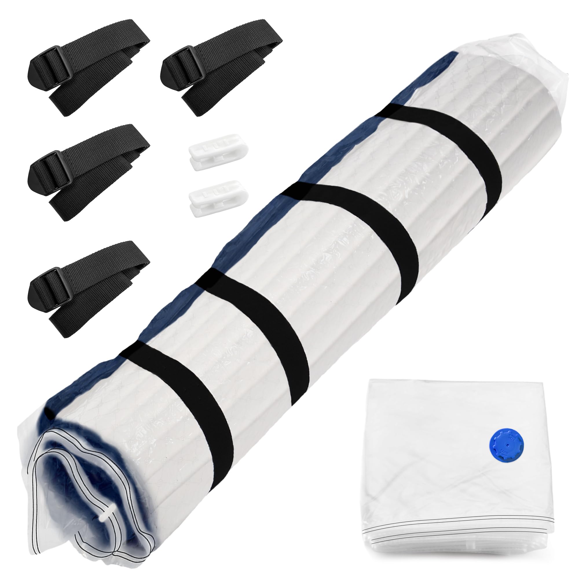 Meersburg Vacuum Storage Bag For Mattress - Vacuum Seal Bag For Memory Foam And Latex - Easy Moving, Shipping And Storage (Queen