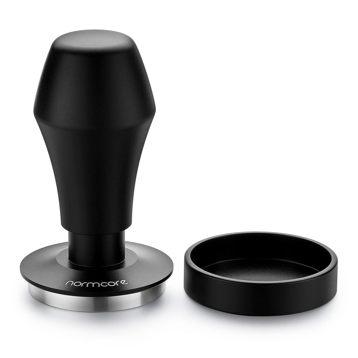 Normcore 49.7Mm Coffee Tamper V4 - Spring-Loaded Tamper - Barista Tools - Espresso Tamper With Mat For Rok Espresso Maker - Flat