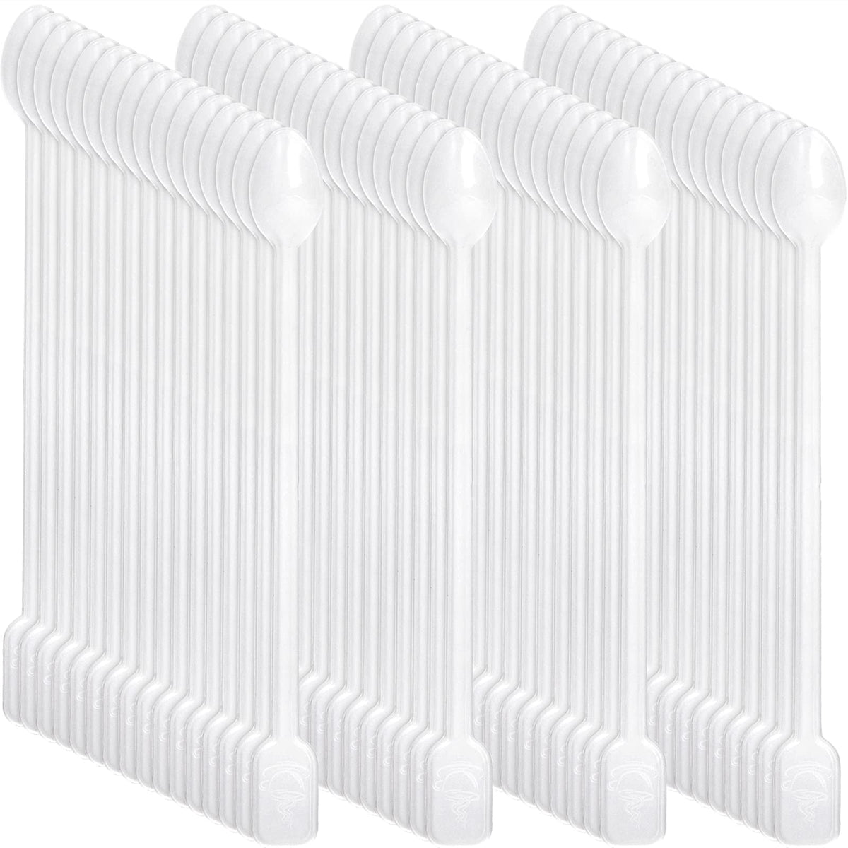 Deayou 1000 Pcs Plastic Coffee Stirrer, 5'' Disposable Stir Sticks For Drinks Cocktails, Mini Coffee Stirring Spoon Rod For Blen