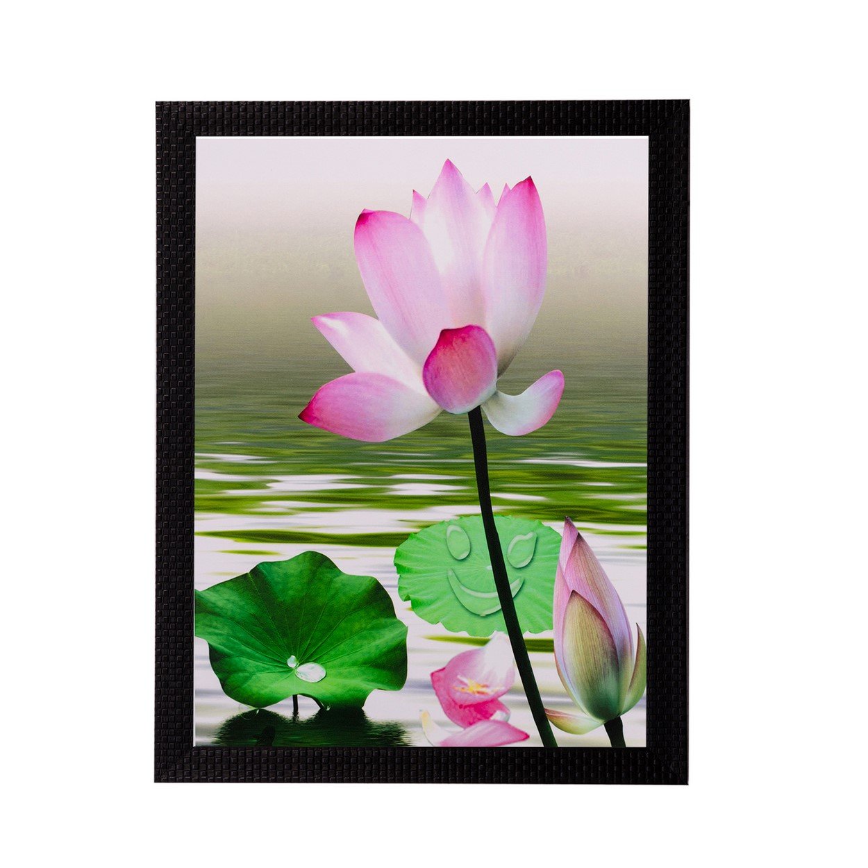 Ecraftindia Water Side Floral View Uv Art Painting (Synthetic Wood, 28 Cm X 36 Cm, Matt Textured, Fpgk1154)