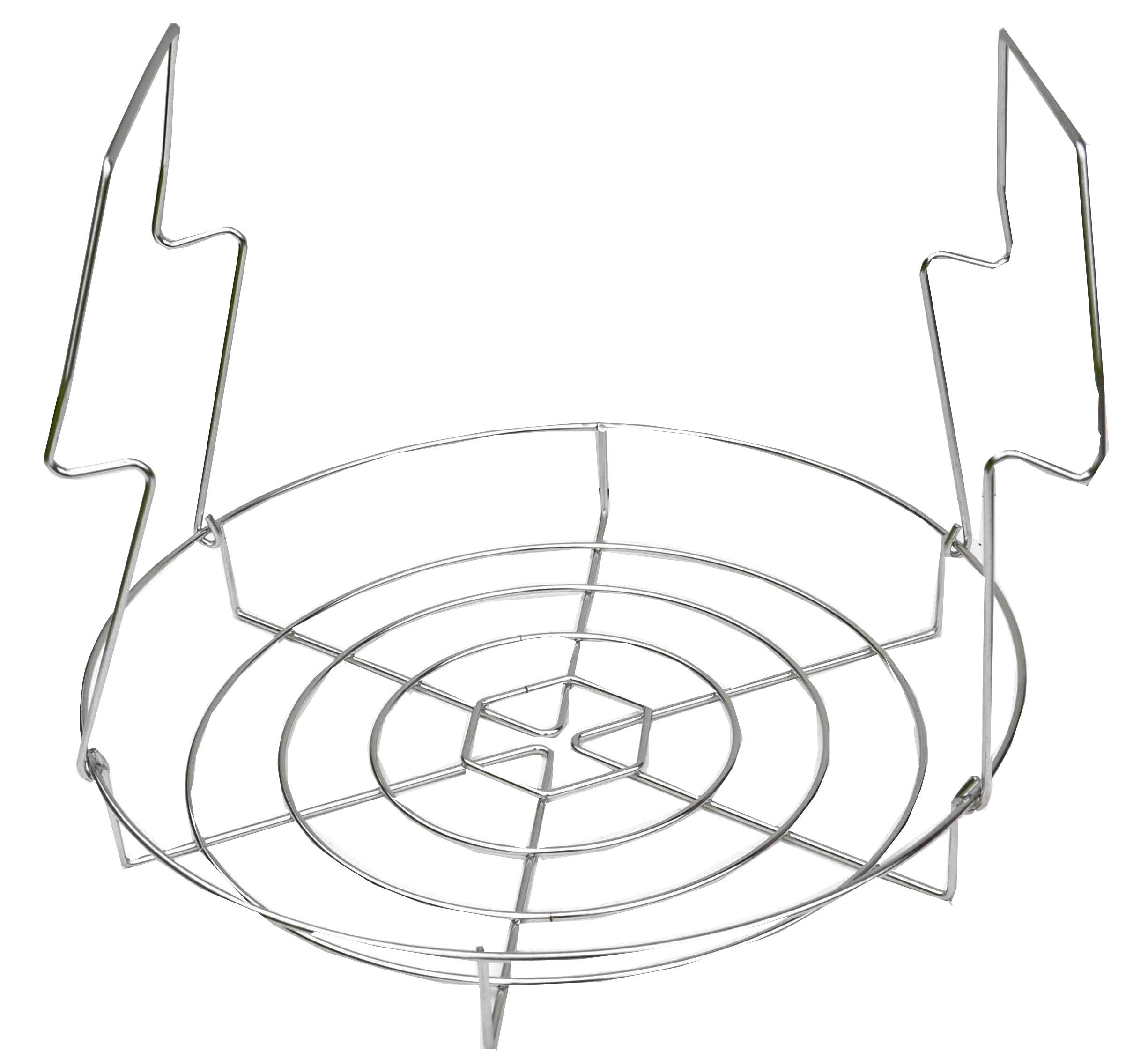 Blimber Stainless Steel Canning Rack, Contoured Steel Handles Rack, Non-Rusting Rack - Canning Becomes Easy, Fun And Safe