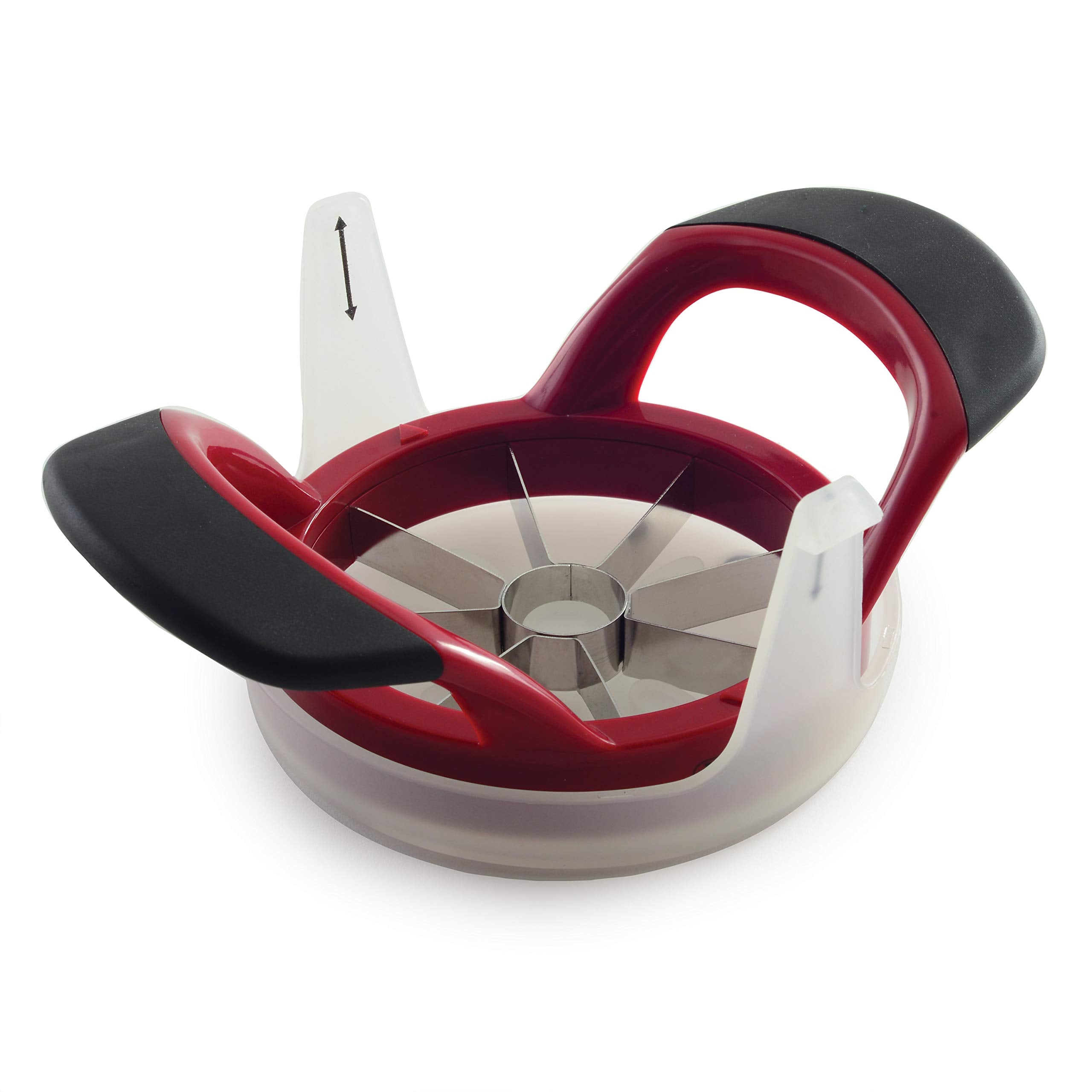 Norpro Grip Ez Fruit Wedger, 8 Sections, Red