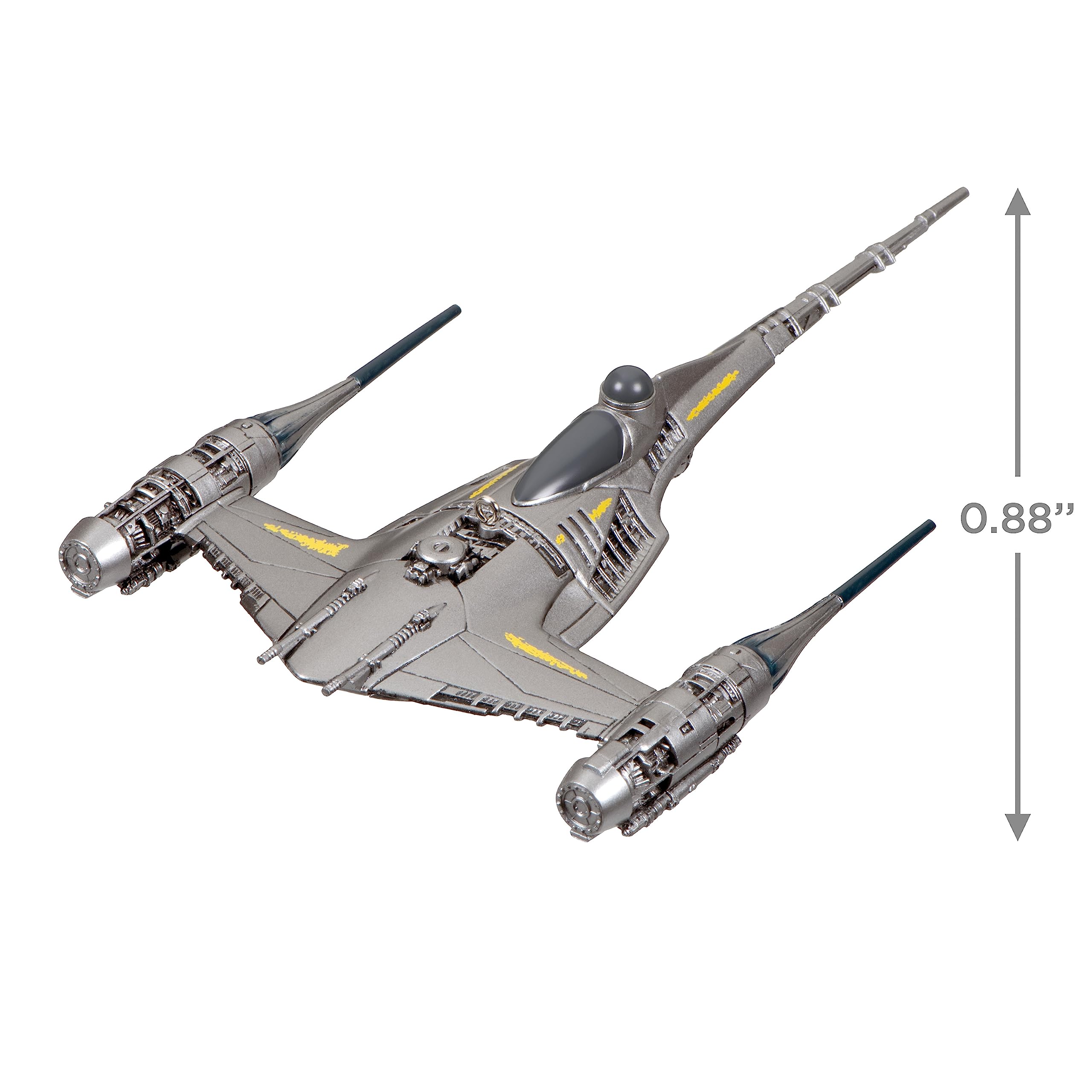 Hallmark Keepsake Christmas Ornament 2023, Star Wars: The Mandalorian The Mandalorian s N-1 Starfighter, Gifts for Star Wars Fan