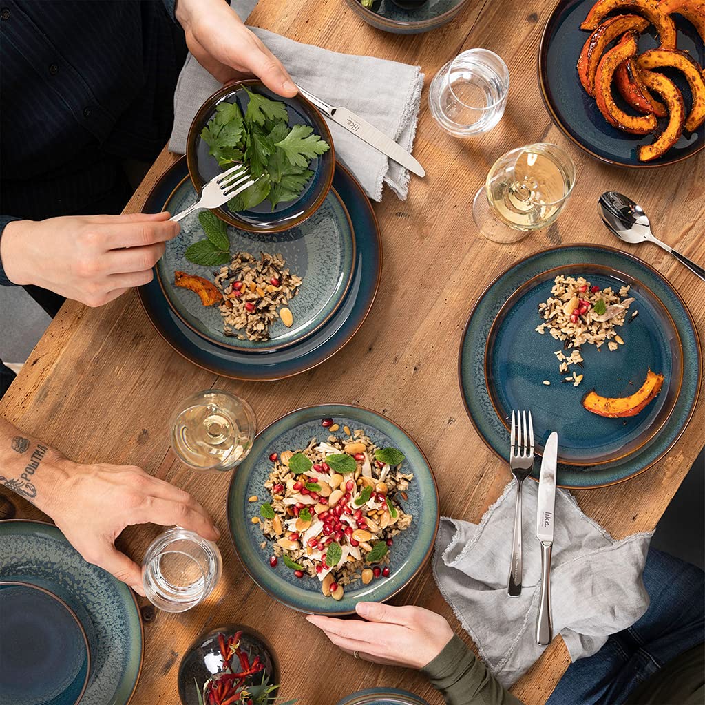 Like. By Villeroy & Boch Crafted Denim Dinner Plate 26 Cm Premium Porcelain Blue