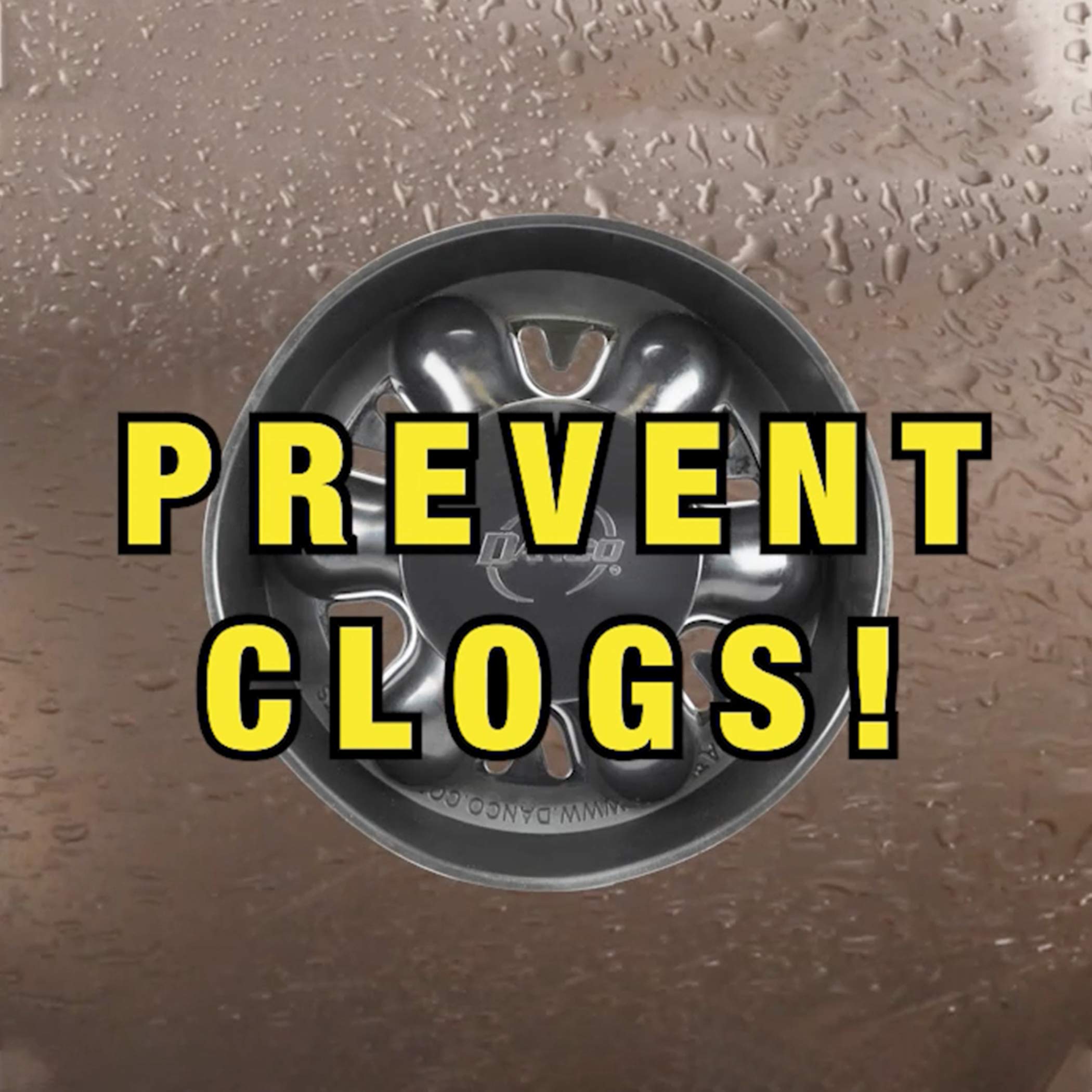 Danco 10983 Sinktacular, Kitchen Sink Strainer & Stopper, Prevent Clogs & Odors, Fill Sink & Protect Garbage Disposal