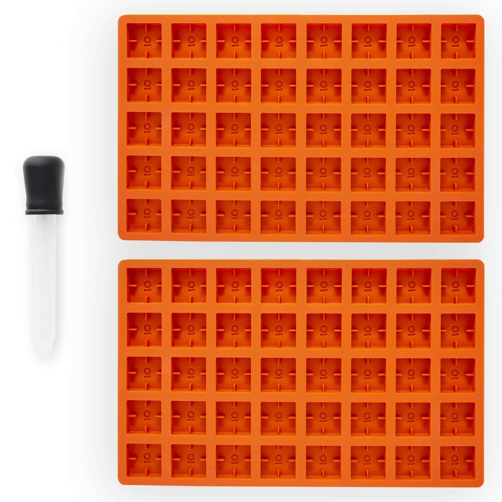Ongrok Scored Silicone Gummy Molds, 4Ml, With Dropper, Bpa Free