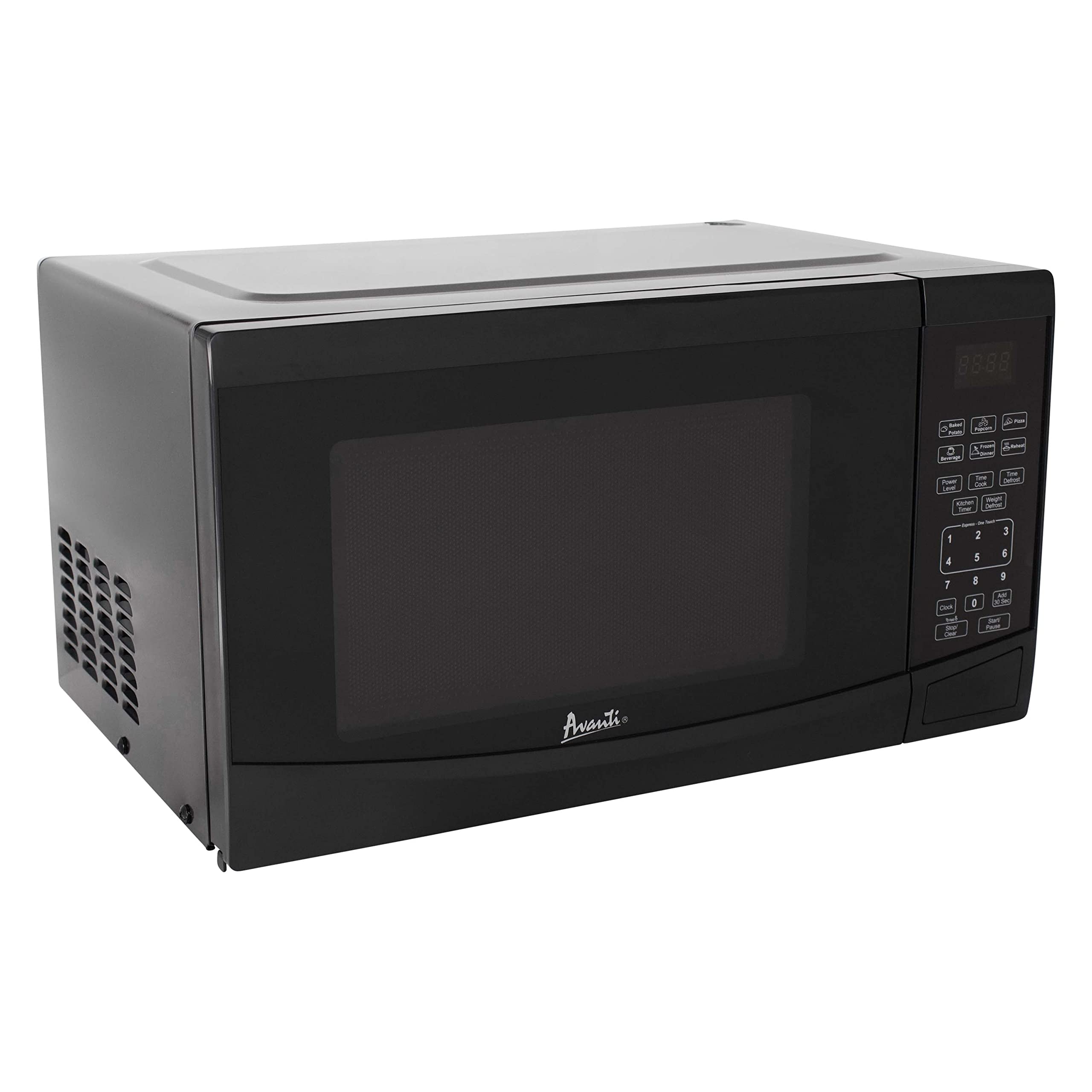 Avanti Mt09V1B Microwave Oven 900-Watts Compact With 10 Power Levels And 6 Pre-Set Cooking Settings, Speed Defrost, Electronic C