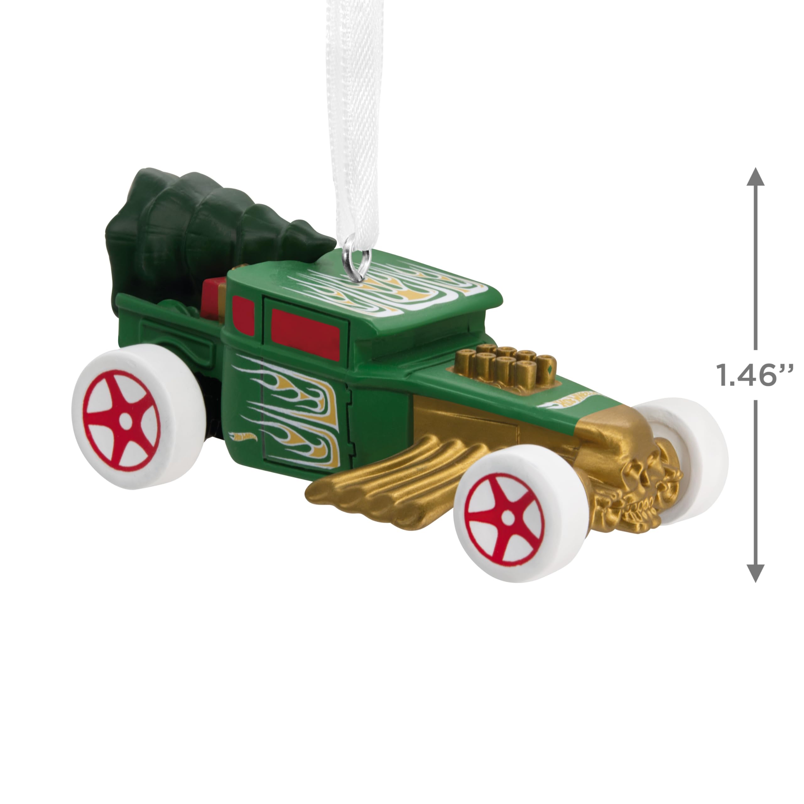 Hallmark Hot Wheels Holiday Bone Shaker Christmas Ornament, Gifts for Kids