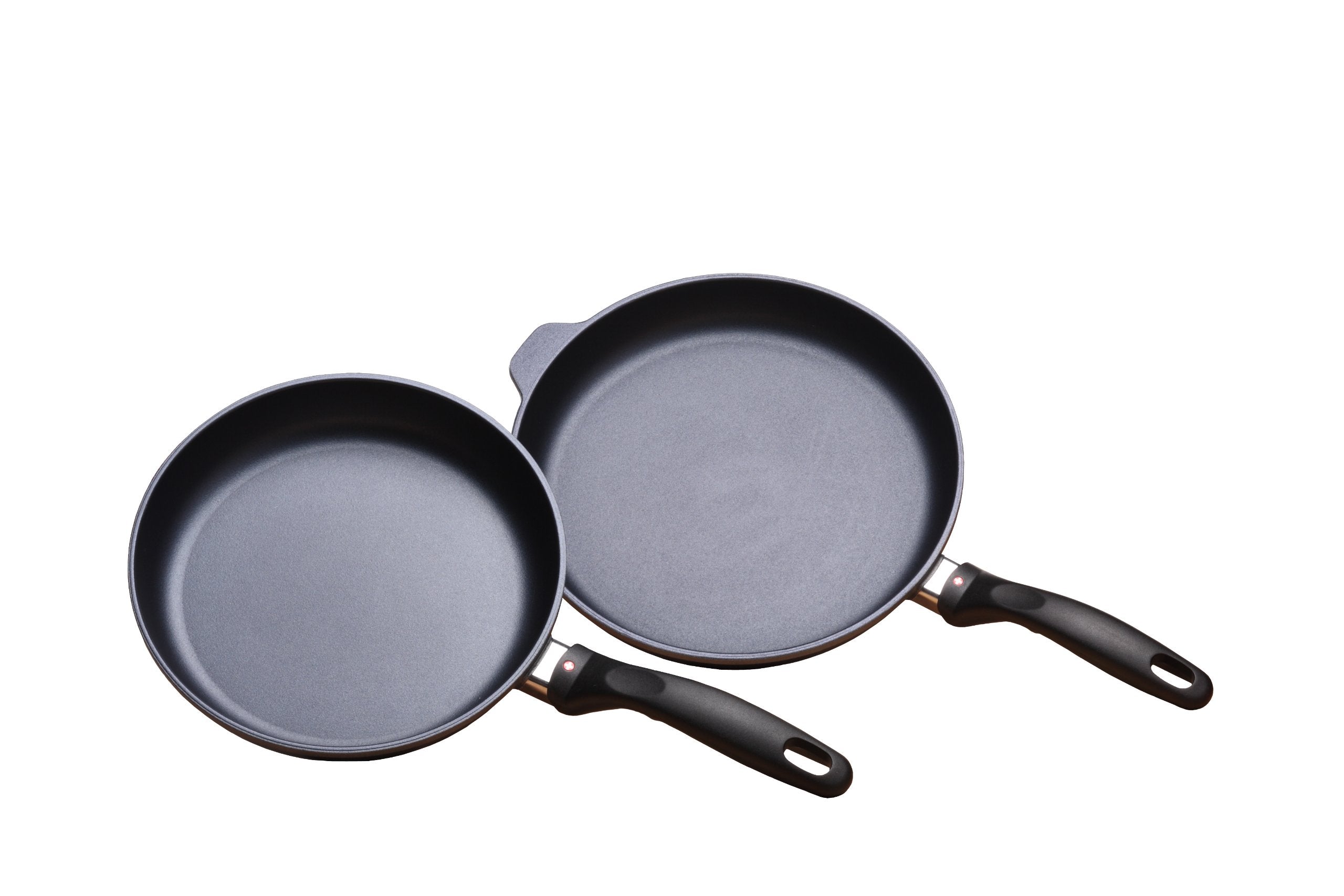 Swiss Diamond Fry Pan Duo - Hd Nonstick Diamond Coated Nonstick Cookware 9.5'' And 11'' Aluminum Frying Pans Skillet Set, Dishwa