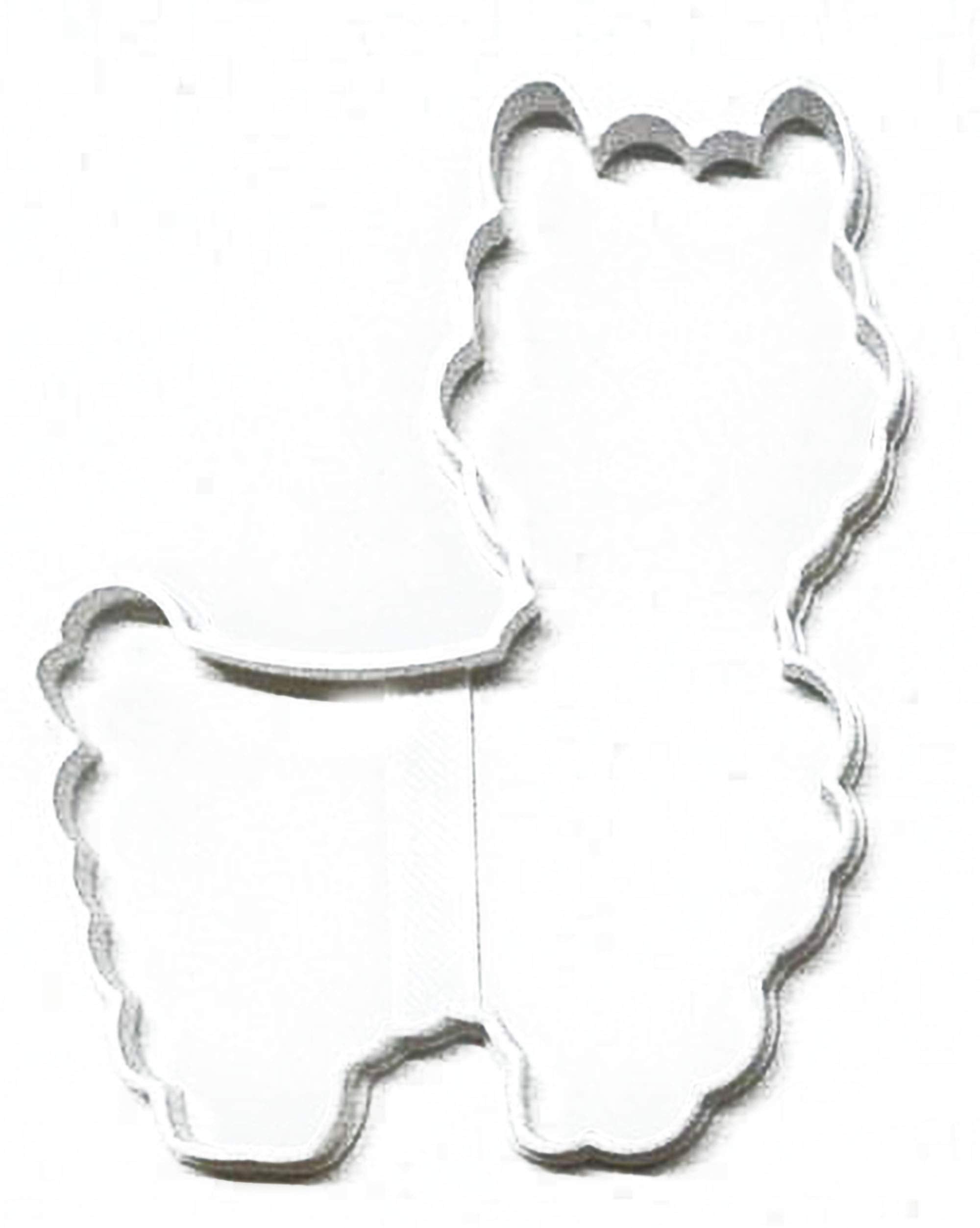 Baby Llama Alpaca Cria Outline Farm Ranch Animal Cookie Cutter Made In Usa Pr3117