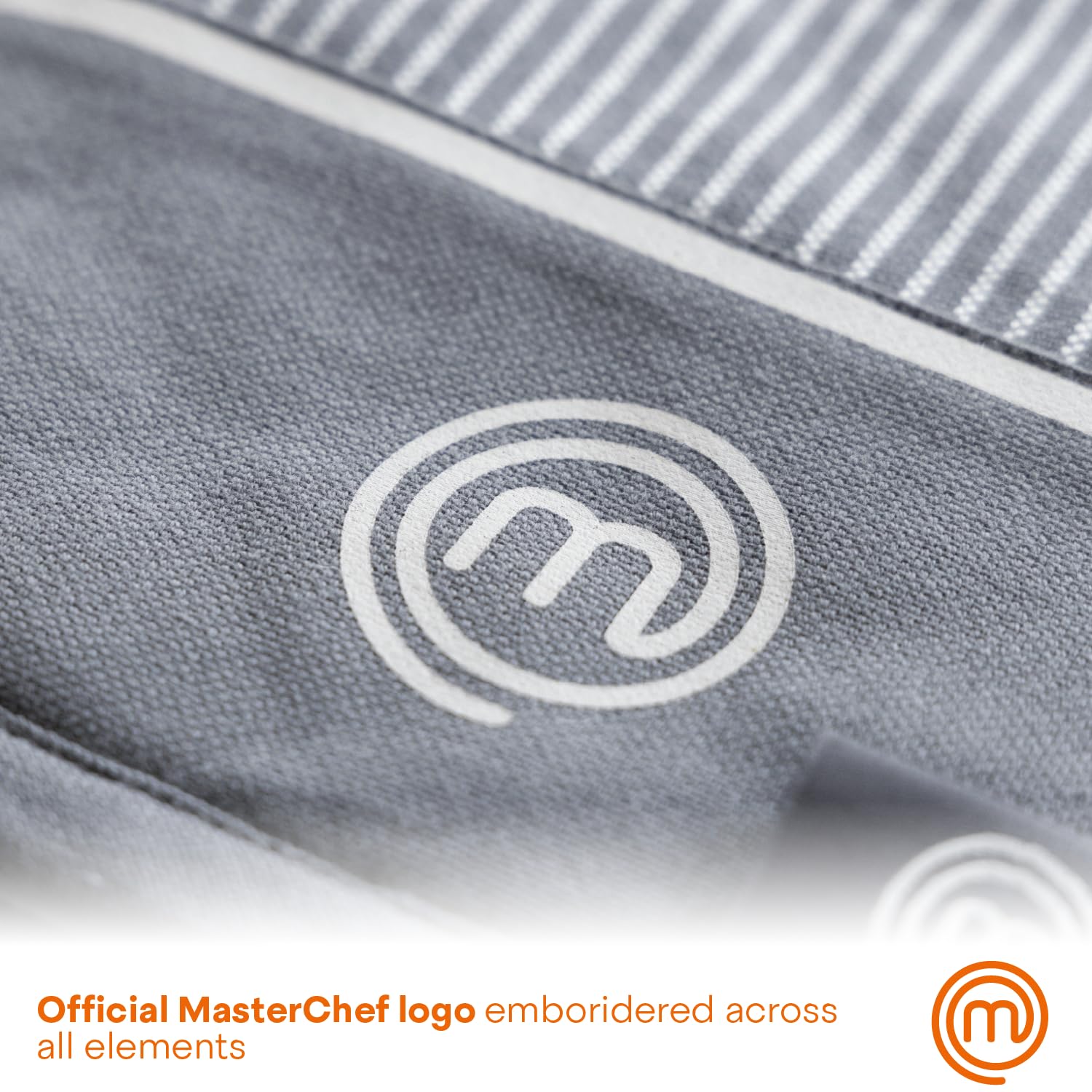 Masterchef Kitchen Set Of Cooking Gifts For Men & Women, 5Pc Set Includes Chef Apron, Pair Of Oven Mitts & 2 X Kitchen Towels, P