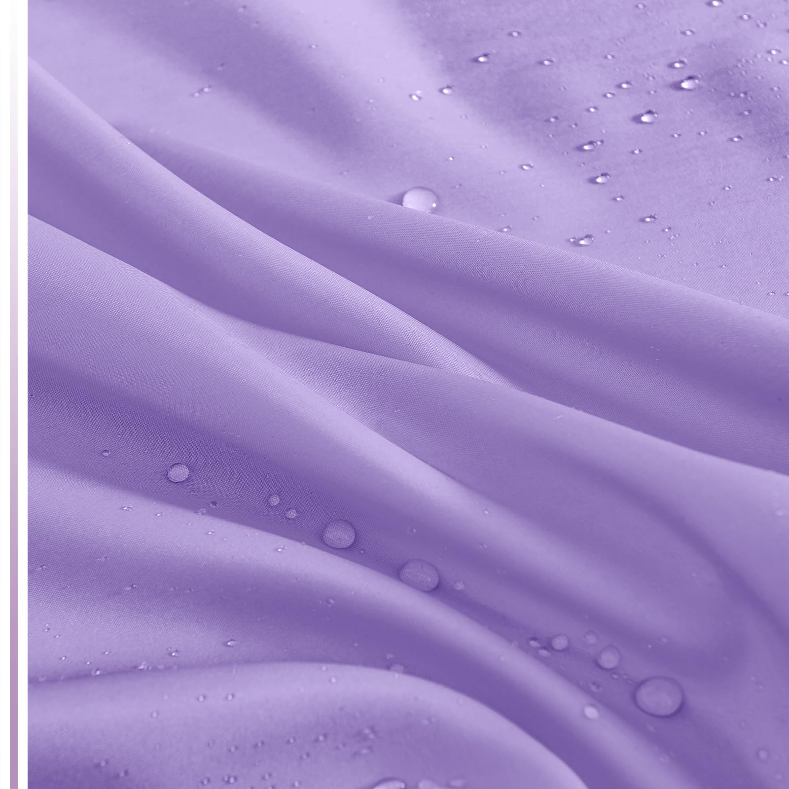 Jinchan Small Stall Shower Curtain 36X72 Inches Half Narrow Ombre Lilac Purple Fabric Shower Curtains For Bathroom Gradient Colo
