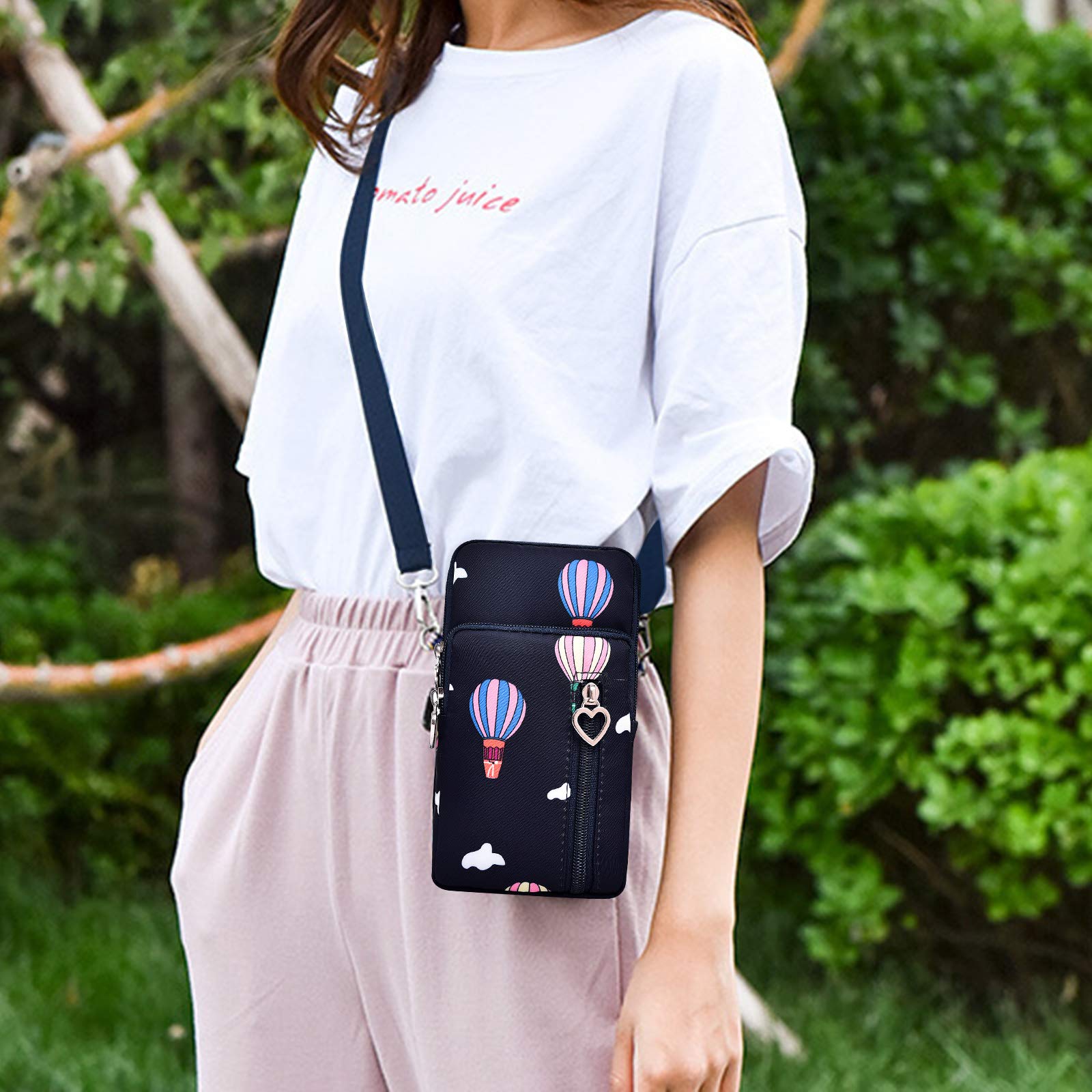 Biaotie Lightweight Small Crossbody Bags Cell Phone Purses Travel Pouch Shoulder Bag For Women (D-10)