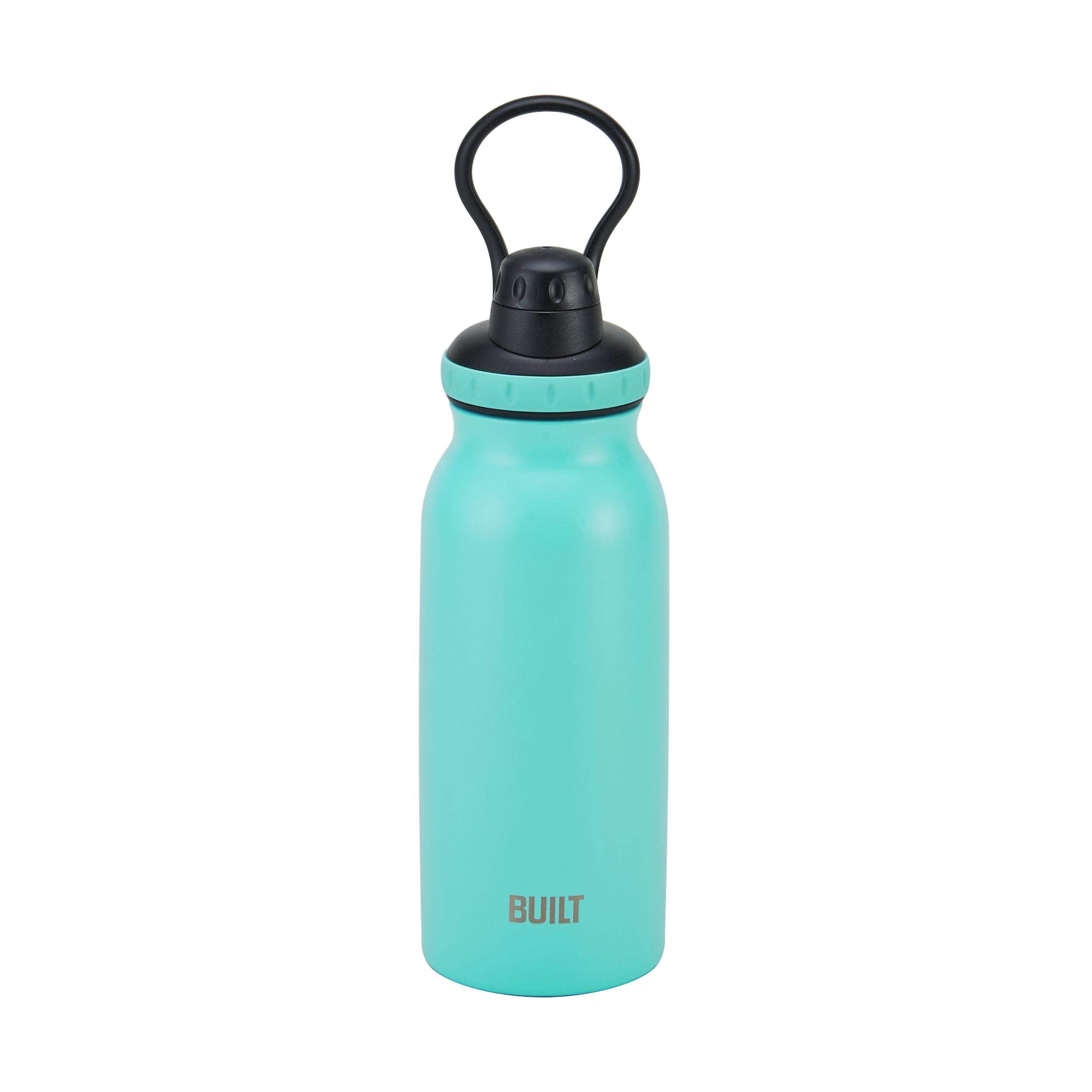 Built 32 Oz Stainless Steel Double Wall Bottle - Aqua, Model 5253182