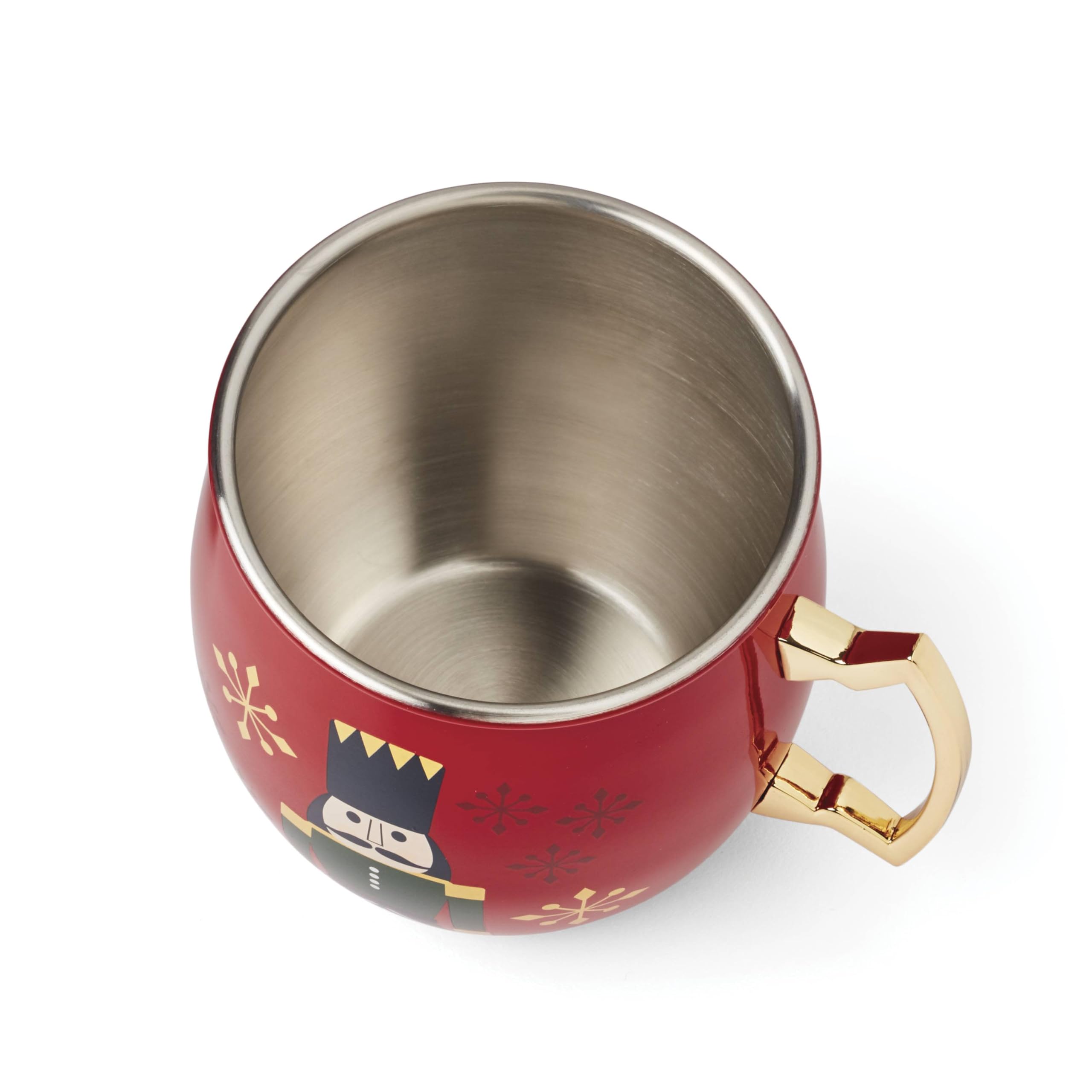 Cambridge 896215 20 Oz Nutcracker Moscow Mule Mugs, Set Of 2