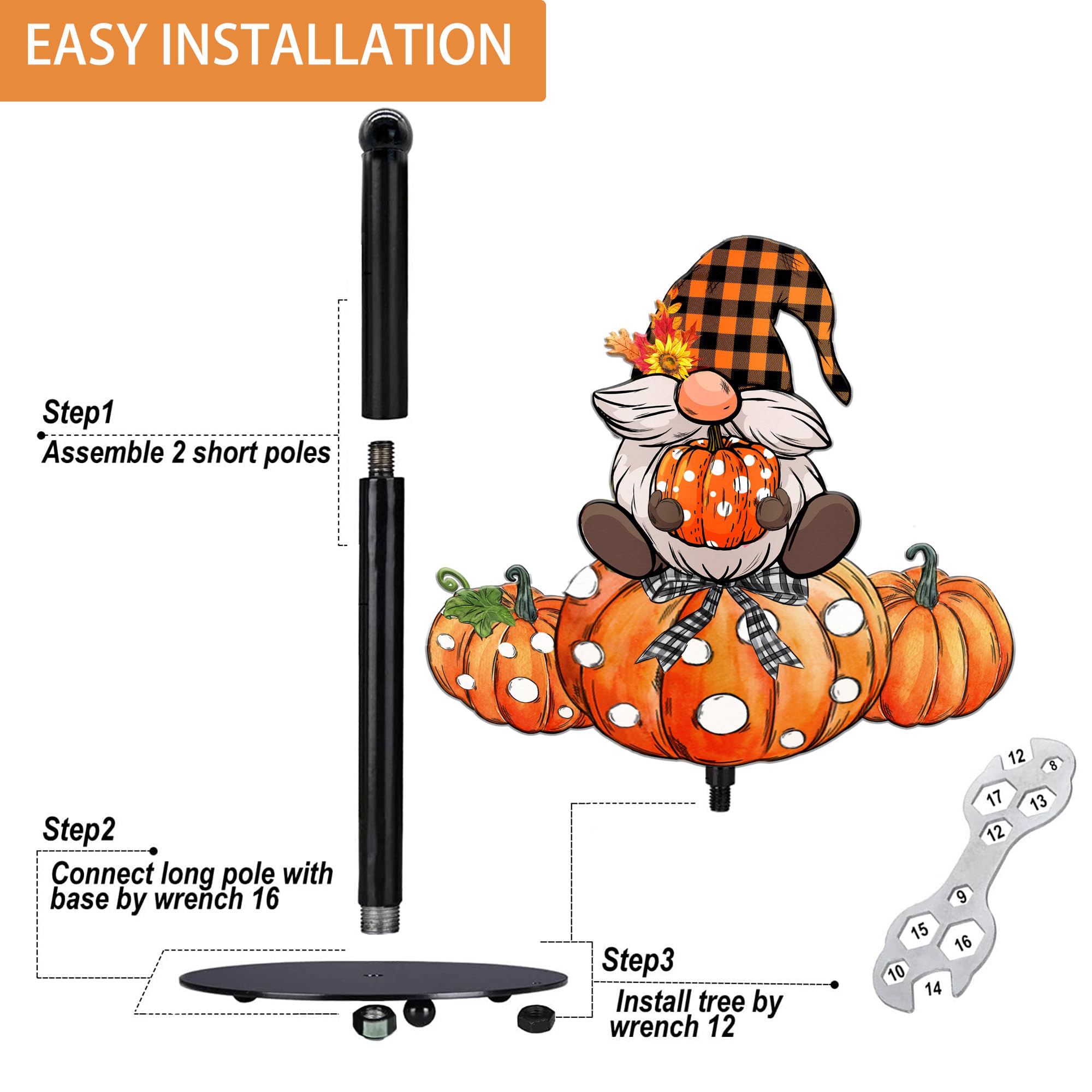 Fall Paper Towel Holder, Fall Bathroom Decor, Kitchen Decor, Fall Decorations Pumpkins Gnomes Accessories Paper Towel Holder Sta